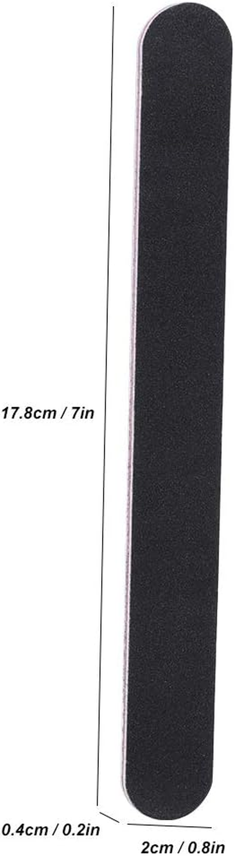 5Pcs Sanding Nail File, Double Sided round Head Nail Files and Buffers Manicure Tools Fingernail Files Nail File and Buffer Set Nail Buffer Block for Nail Salon image number 2