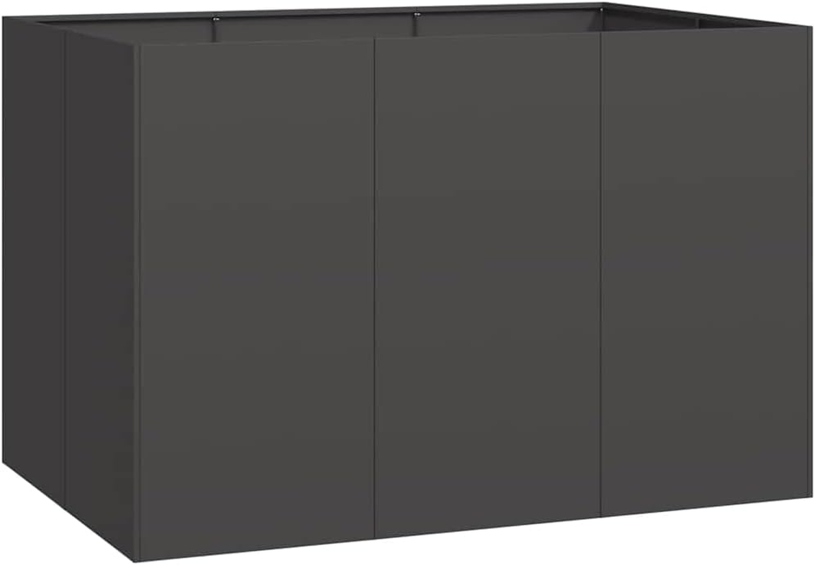 Vidaxl Planter Box 120X40X40 Cm Weathering Steel Y Pot for Garden/Patio/Balcony