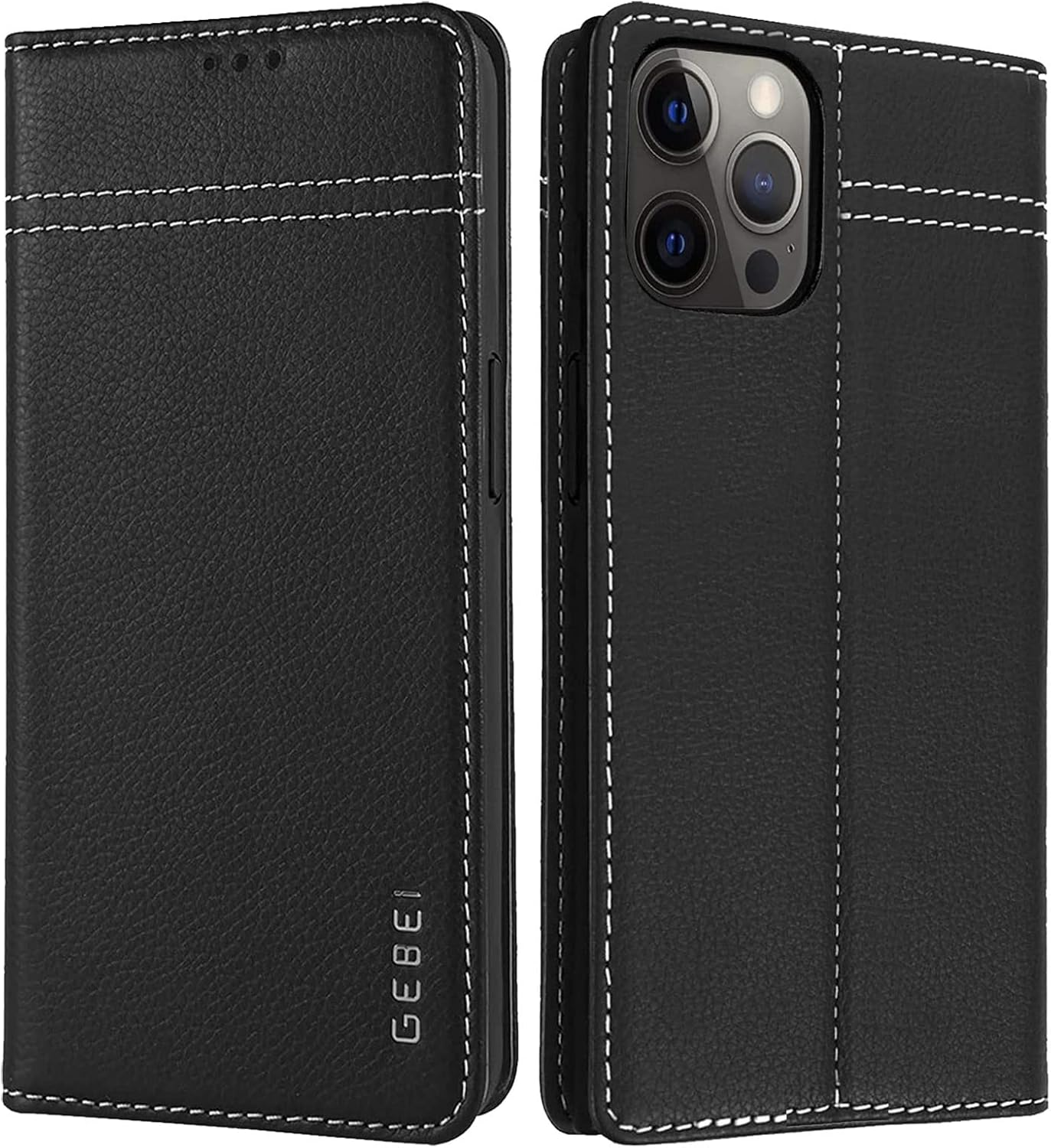 Genuine Leather Case for Samsung Galaxy S25 plus 5G - Premium Leather Case with Stand Function Card Slot Magnetic Closure Flip Case Leather Mobile Phone Case Protective Flip Case - Pink image number 4