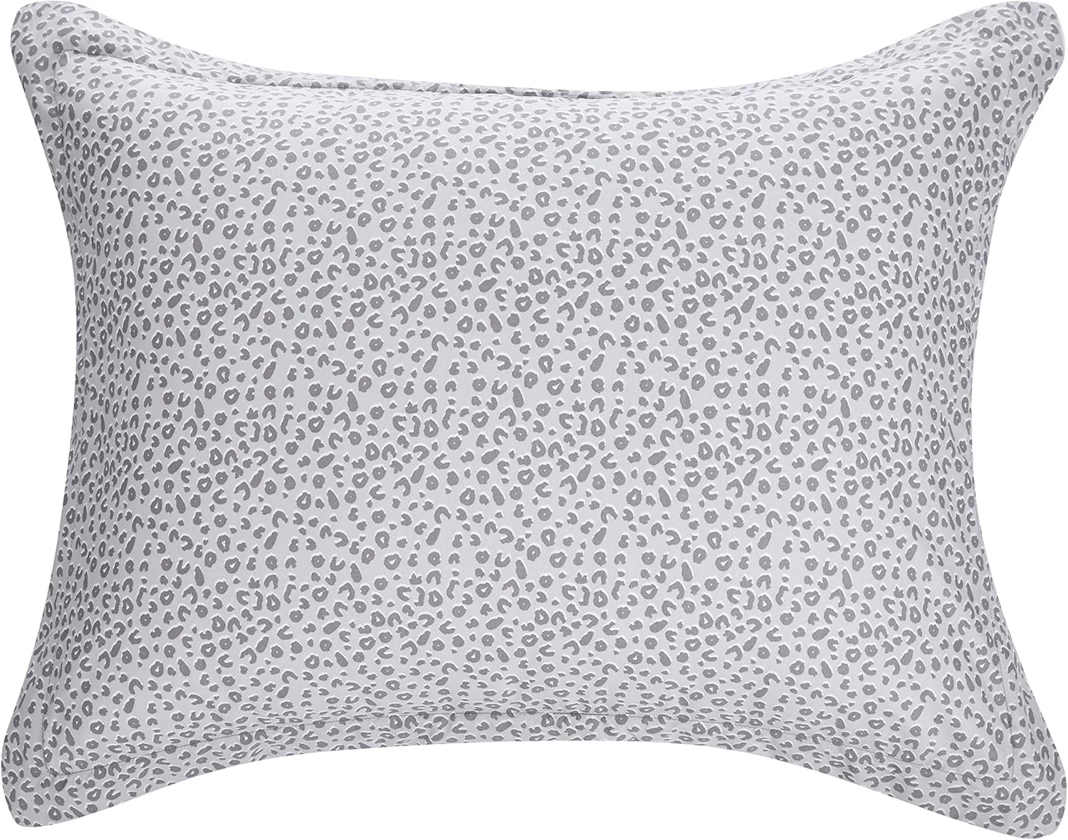 Amazon Basics Light-Weight Microfiber Duvet Cover Set with Zipper Closure - Twin/Twin XL, Grey Cheetah image number 3