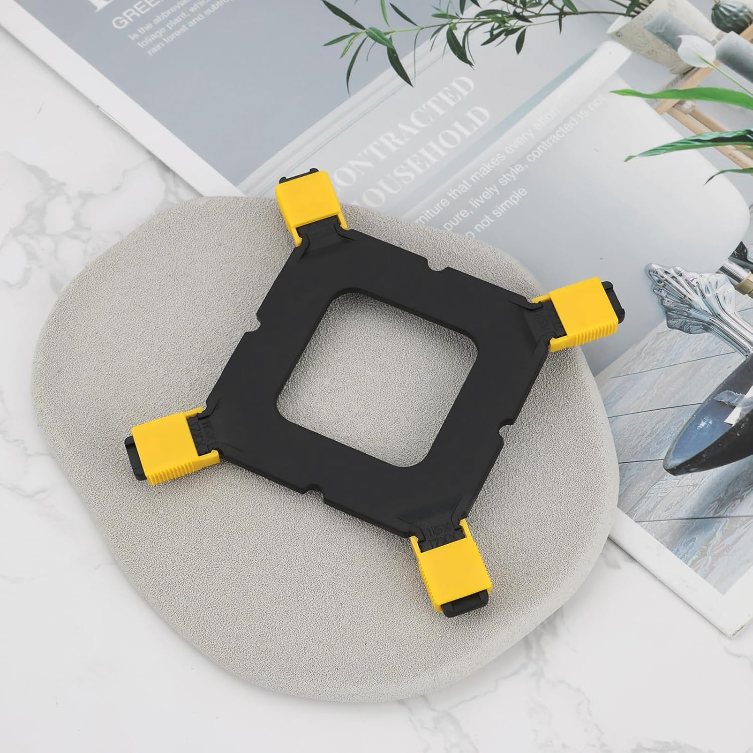 LT Easiyl 2PCS Desktop Computer CPU Cooling Fan Bracket Compatible with LGA1700 LGA1200 Lga115X 91X13.7Mm Hole Spacing 75/78Mm Adjustable Motherboard Backplate image number 2