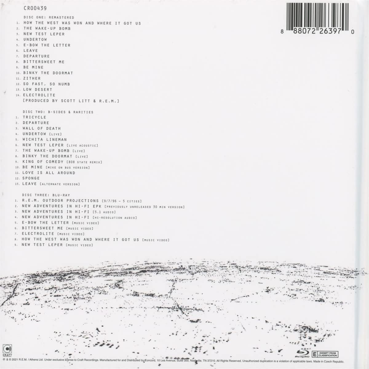 New Adventures in Hi-Fi (25Th Anniversary Edition/Deluxe/2Cd/Blu-Ray) image number 2