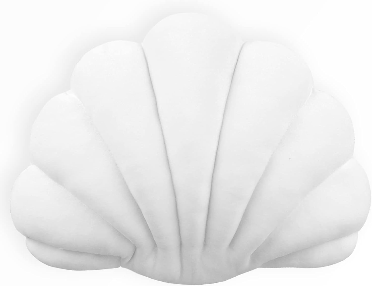 Yi-Gog Sea Princess Seashell Decorative Pillow,1 Cotton Linen Throw Pillowcases Sea Ocean Theme Seashell Conch Decorative Pillowslip Home Office Decor Seashell Shaped Throw Pillow (Medium Pink) image number 1