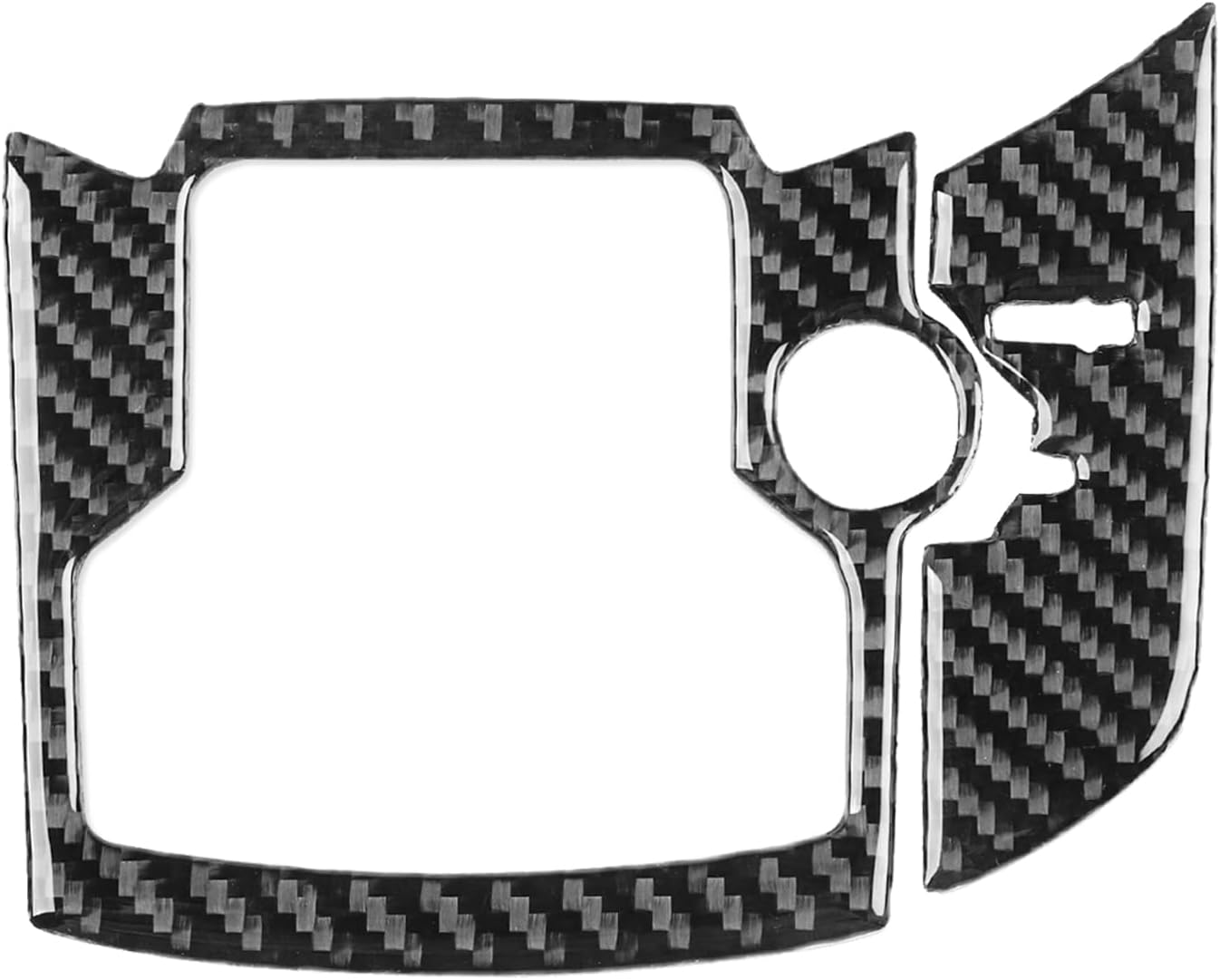 NVCNX Real Premium Carbon Fiber Car Center Console Panel Cover Trim Interior Accessories Compatible with Mazda CX9 CX-9 2020 2021 2022 2023 Black image number 6