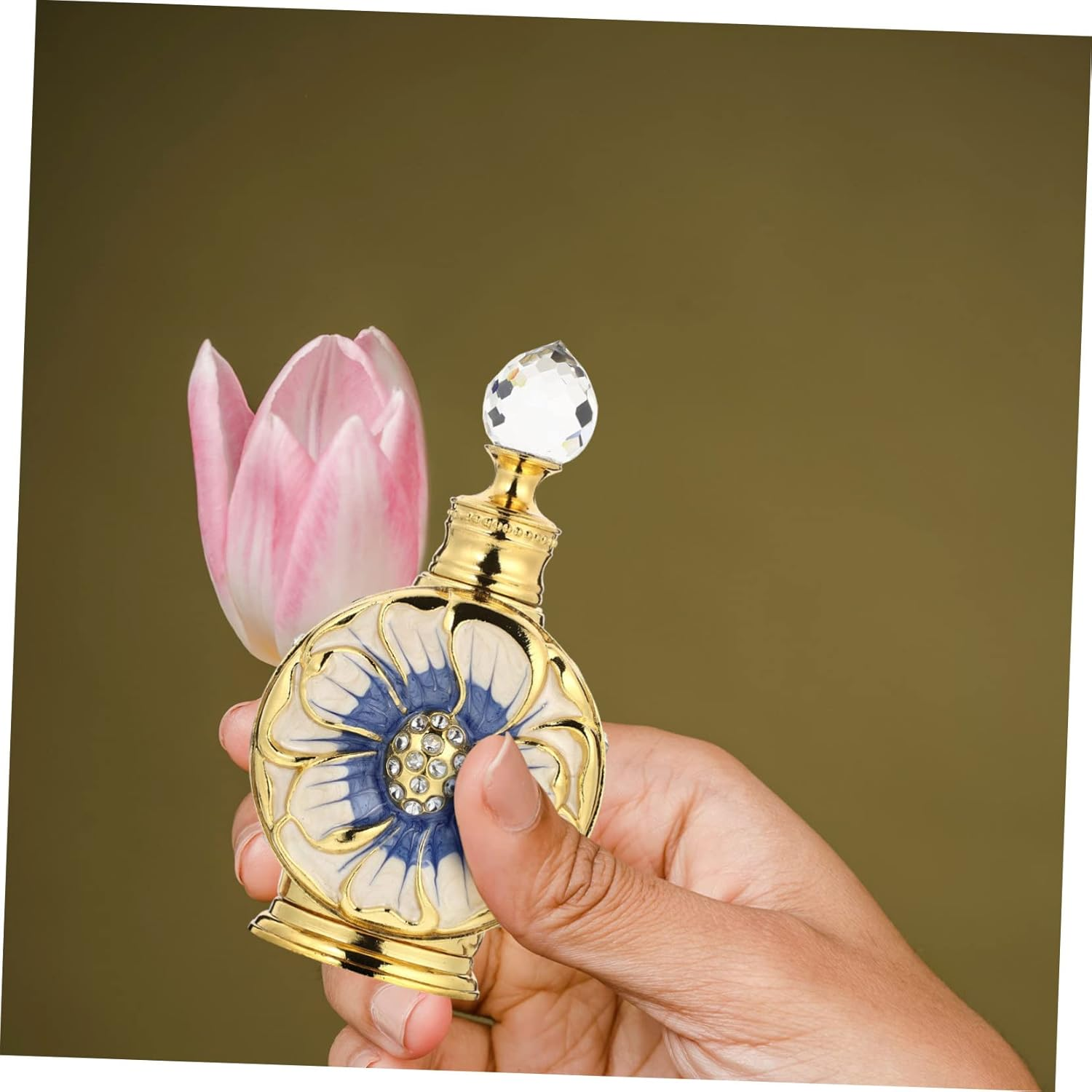 Glass Essential Oil Bottle Cosmetics Perfume Bottle Creative Shape Design image number 2