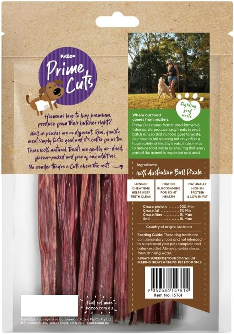 Kazoo Prime Cuts Beef Bully Sticks - 15Cm 6 Pack image number 1