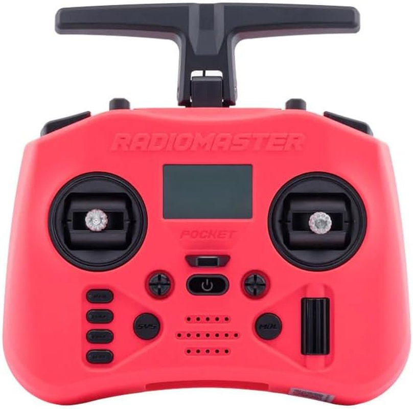 Opus Pocket Crush ELRS Portable Remote Controller Hall Gimbal Edgetx Built in LED Light Mode 2 (Blue)