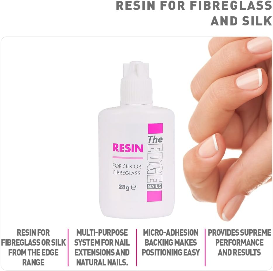 The Edge Silk/Fibreglass Nail Wrap Resin (28G) - Acrylic/Natural Nails image number 2