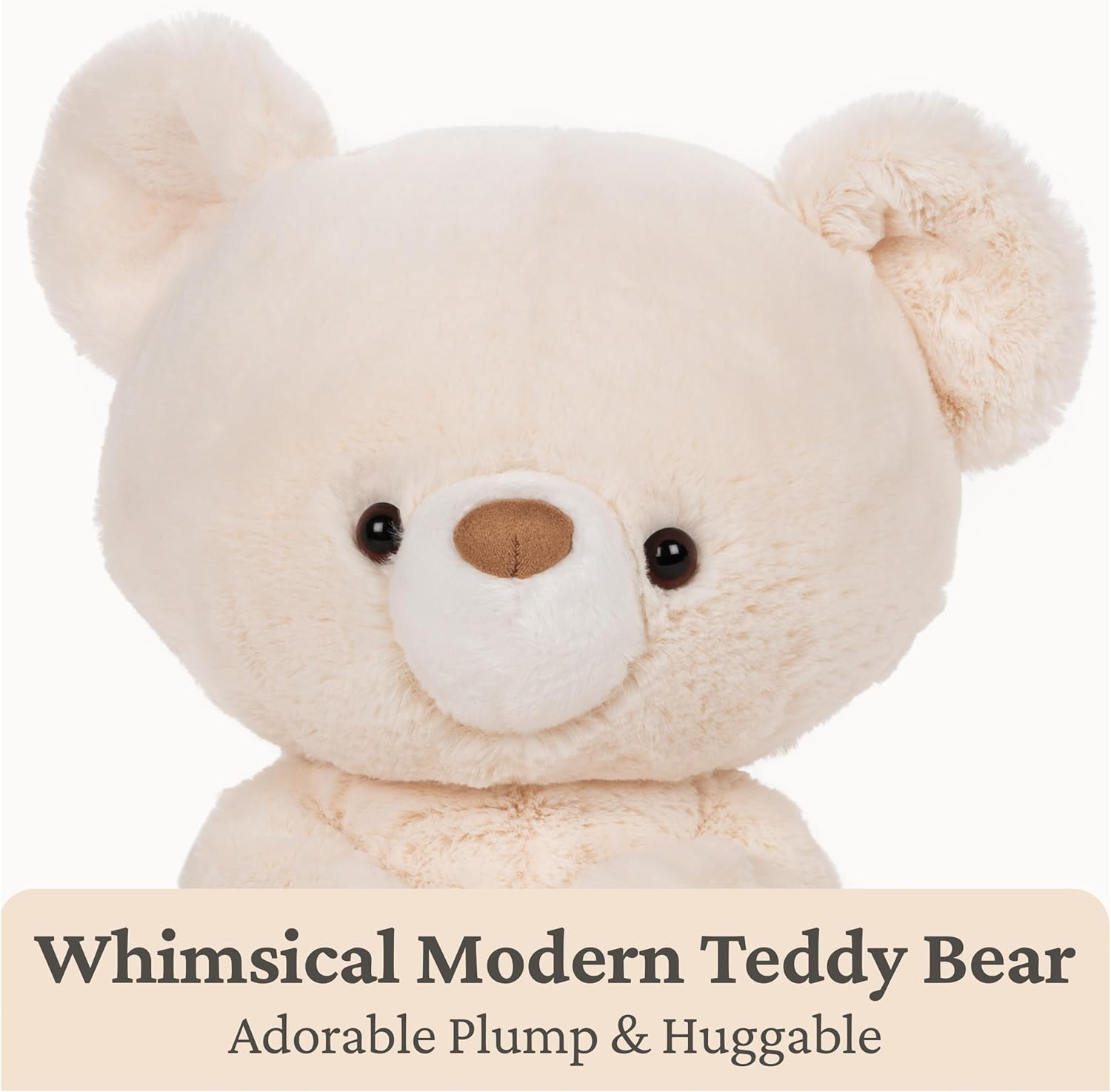 Gund Bear Kai Stuffed Animal Plush Toy, Vanilla, Small (30 Cm Size) image number 3