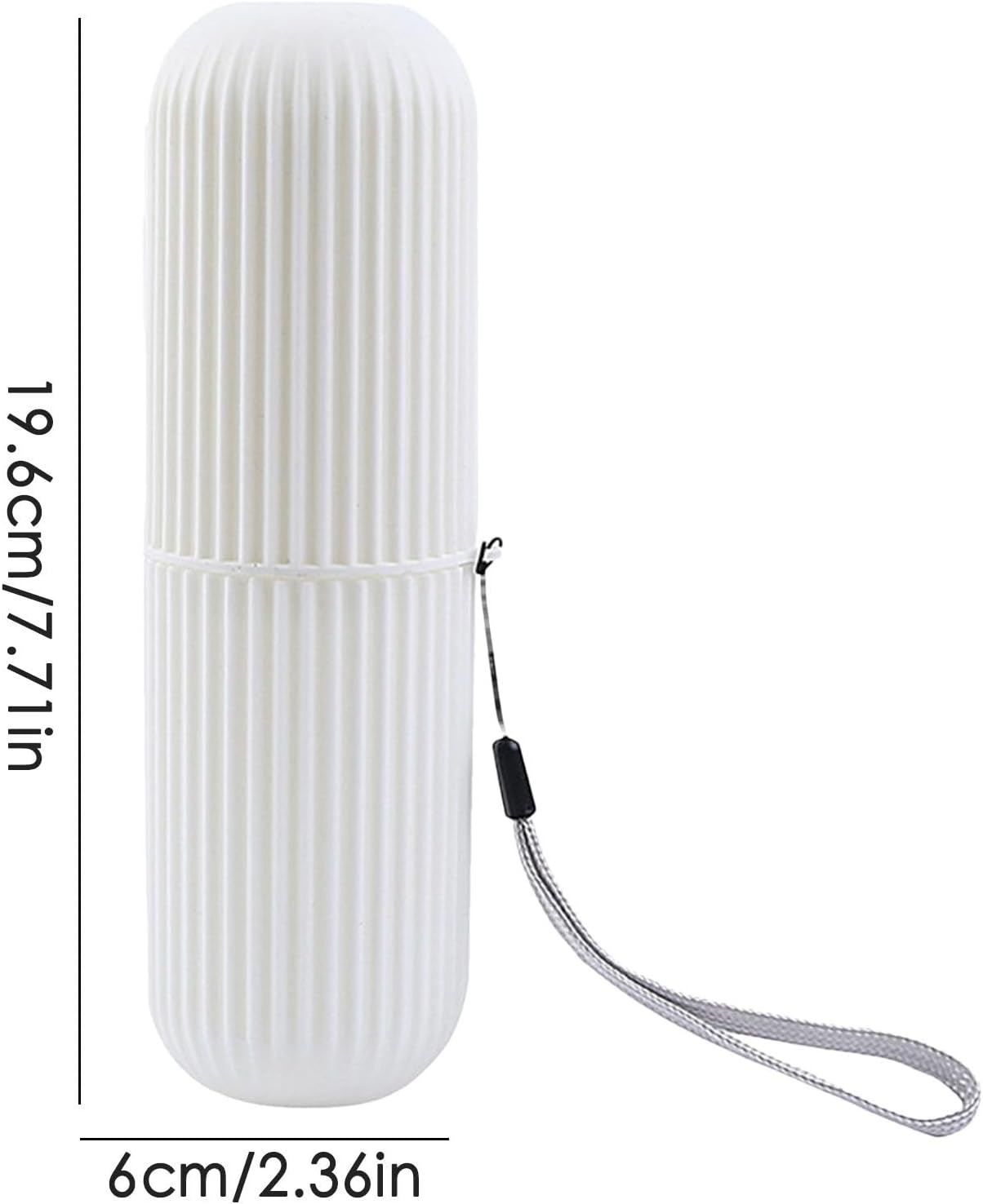 Toothbrush Case for Traveling | Dust-Proof Toothbrush Travel Containers - Multifunction Toothbrushes Toothpaste Set, Travel Toothbrush Cup Holder - Grey image number 4