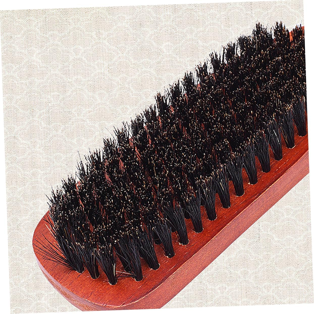 FOMIYES 2 Pcs Bristle Brush Slick Back Hairbrush Hair Brush Wooden Handle Hairbrush Durable Hairbrush Comb Wooden Detangling Brush Wooden Scalp Massager Hair Beauty Tool image number 2