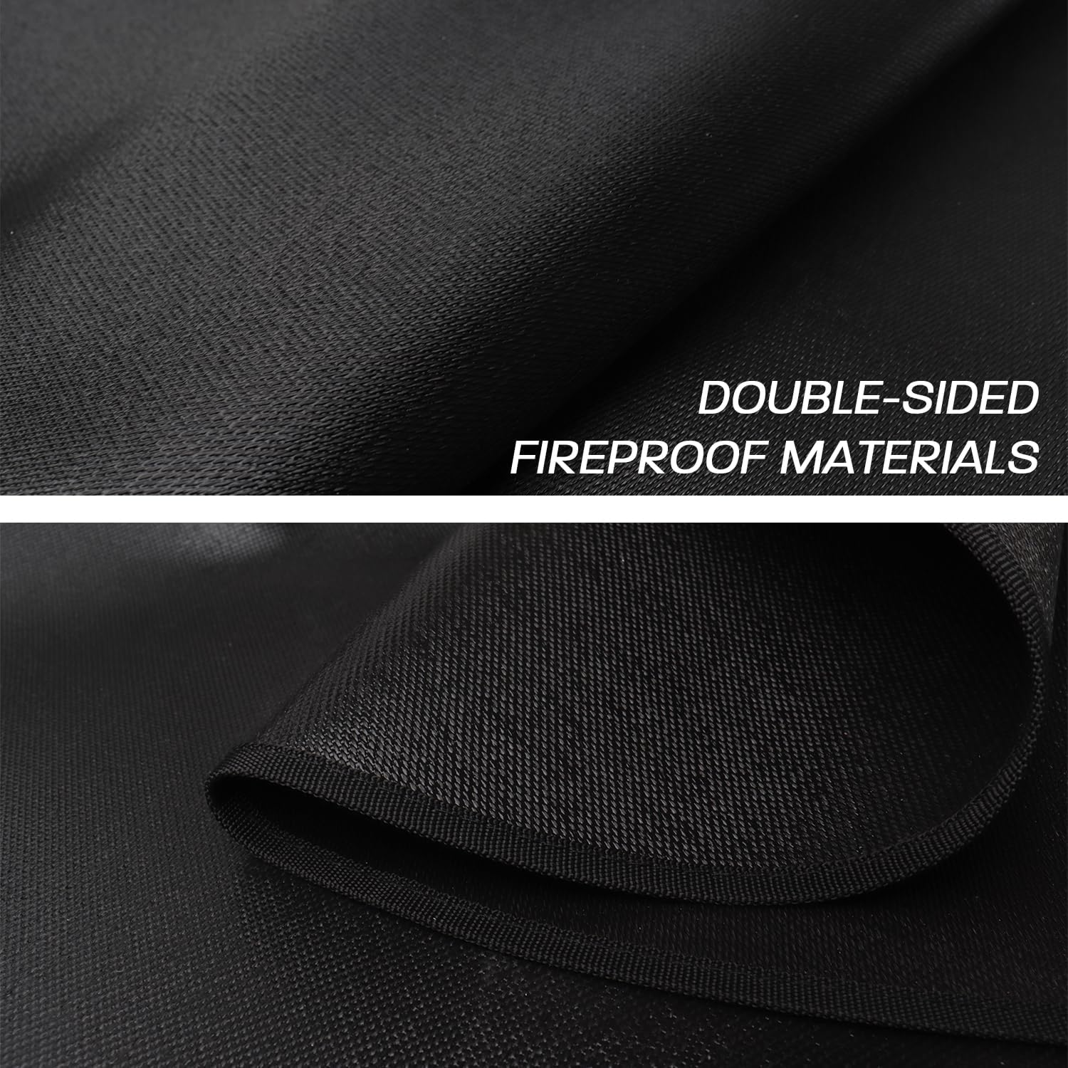 Rumlick 36" Fire Pit Mat for Solo Stove Bonfire, round Fireproof under Grill Mats for Outdoor Grill, Portable Camping Stove Mat for Solo Stove Accessories image number 6