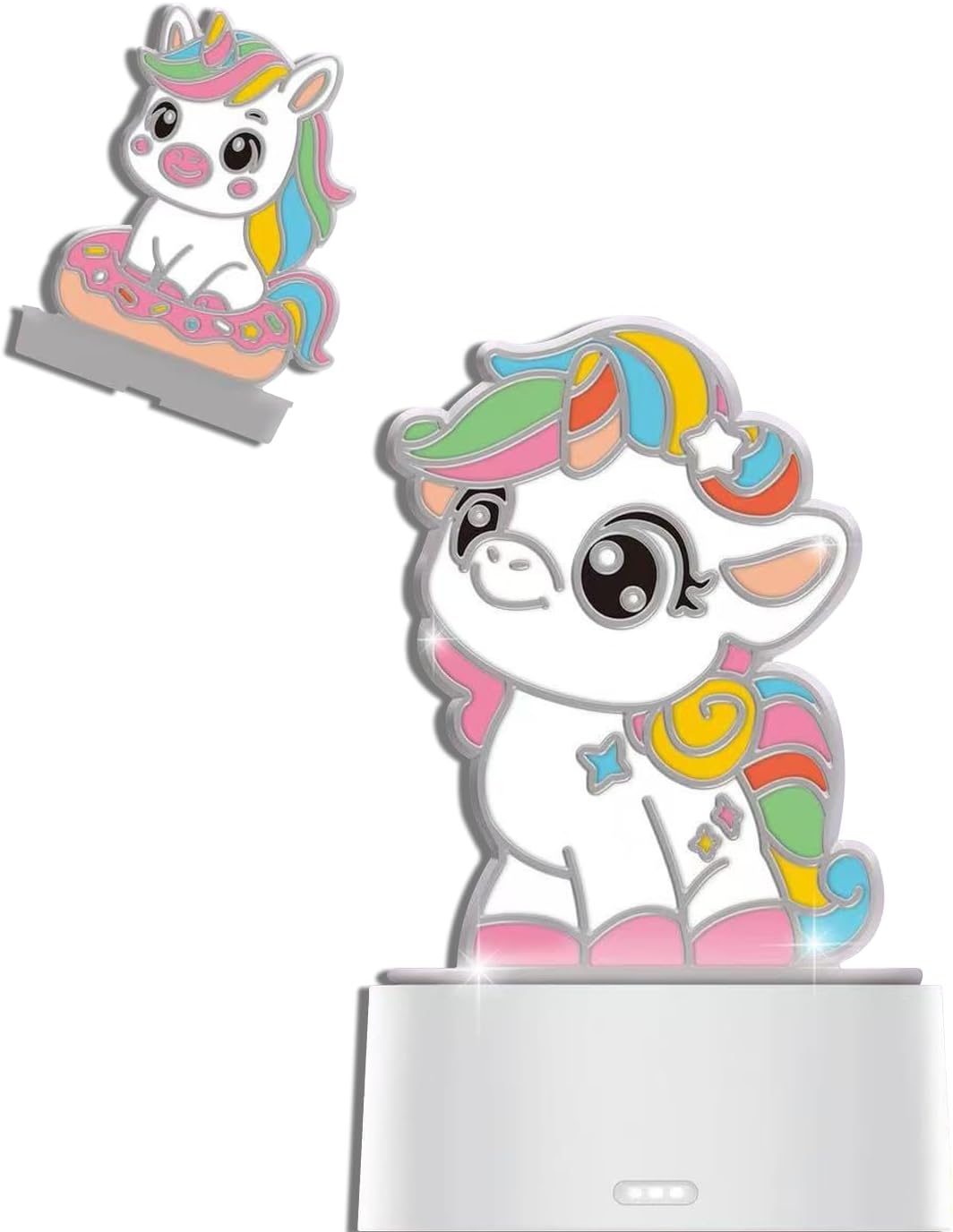 LED Night Light Cartoon Pink Night Lamp Cute Bedroom Decor (B)