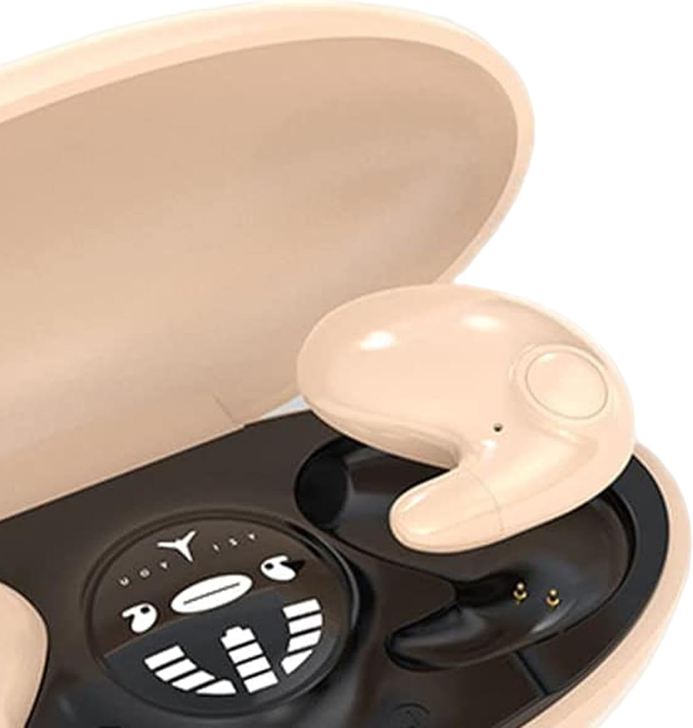 1 Set Wireless Invisible Earbuds - Invisible in Ear Headphones, Wireless Flat Earbuds | Sleep Headphones with Microphone, Comfortable Touch Control Ear Buds for Sleeping Small Ear Canals