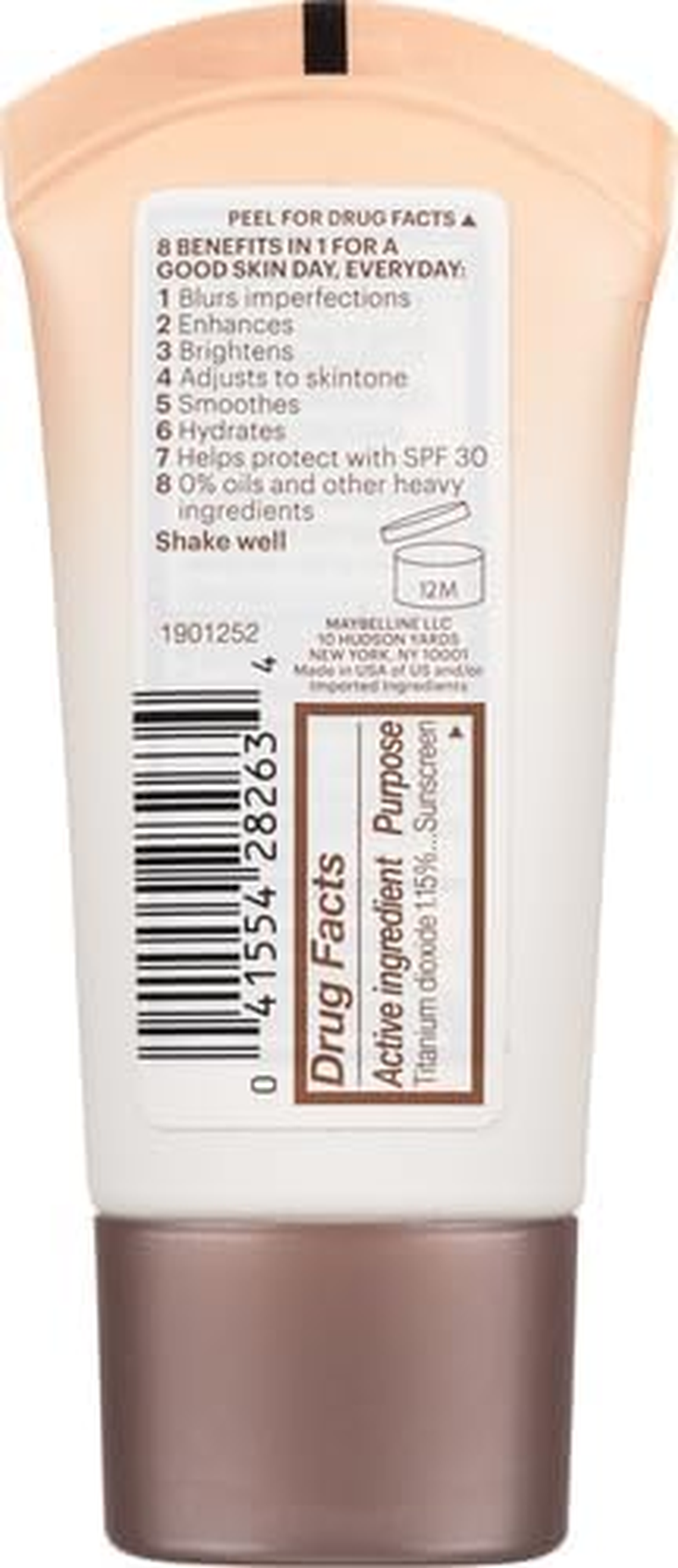 Maybelline New York Dream Fresh BB Cream, Light/Medium, 1 Fluid Ounce (Packaging May Vary) image number 4