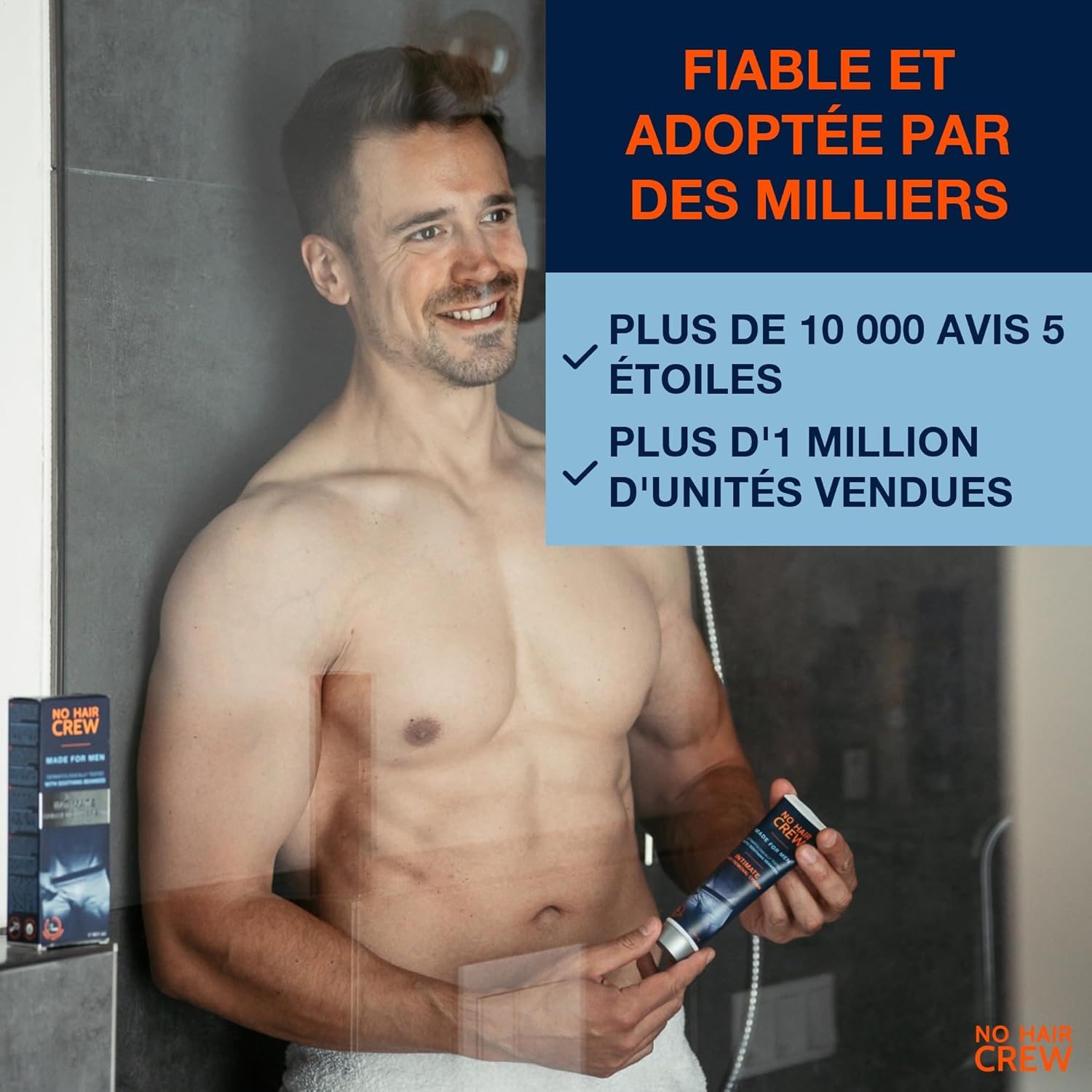 - - Intimate Hair Removal Cream - for Men image number 3