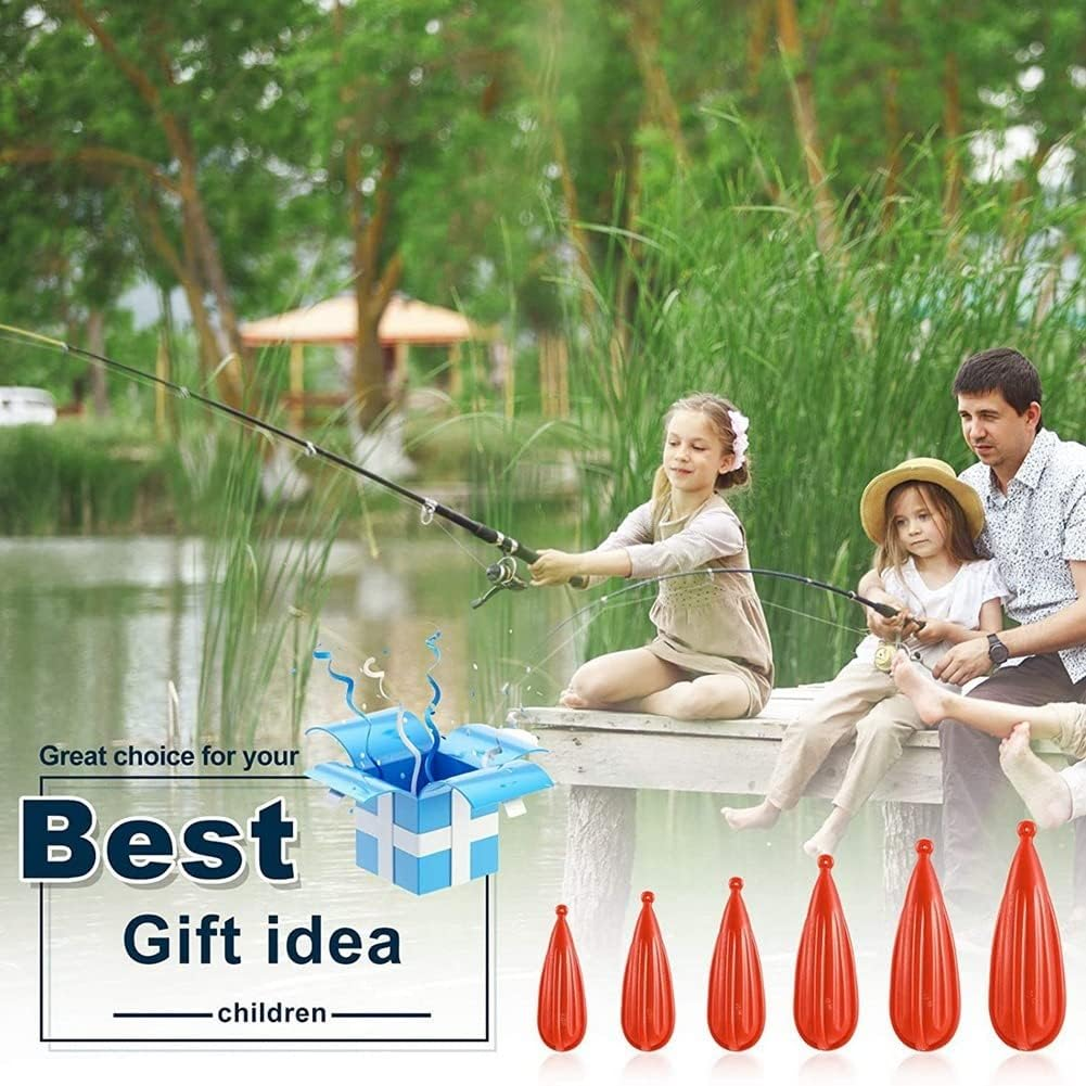 Fishing Practice Plug Fishing Casting Plug Baitcasting Rubber Practice Plug Suitable for Improving Casting Skill,6Pcs image number 5