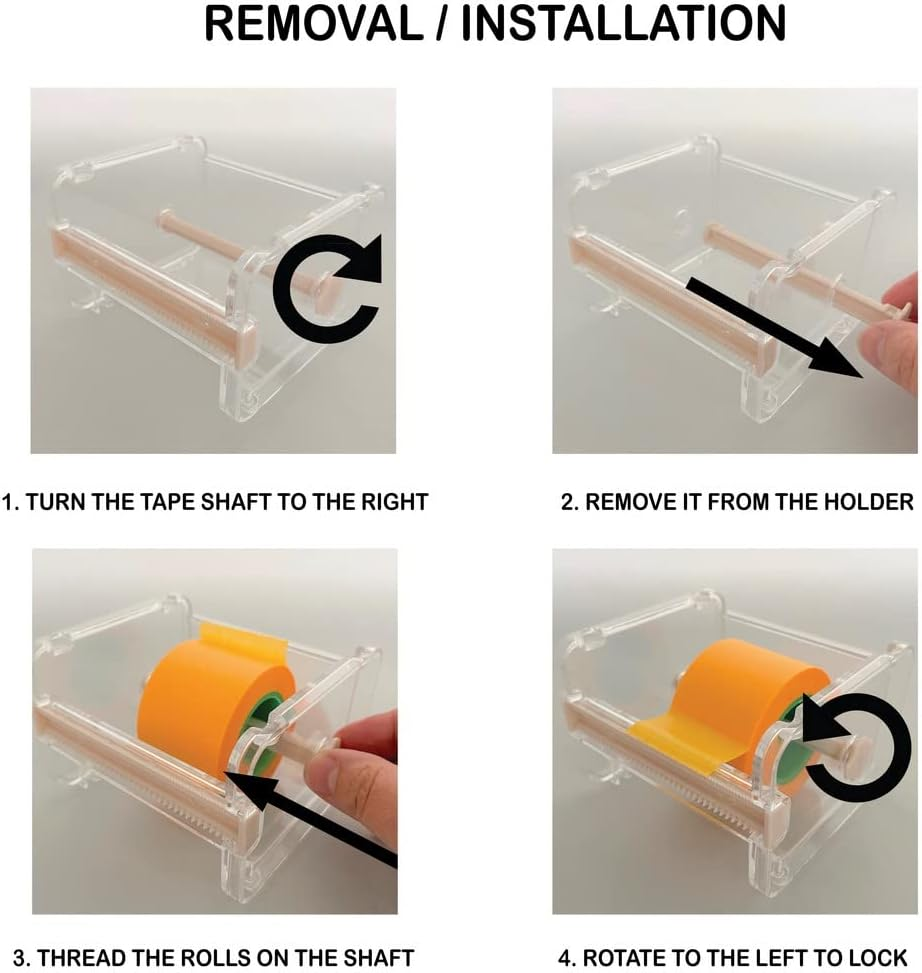 Ickysticky Masking Tape Dispenser Easy- Tear Painter Tape Car Painter Tape Automotive Painters Tape Labeling Tape Car Paint Spray Easy-Tear Painter image number 2