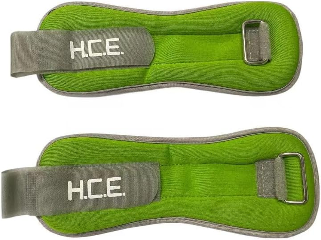 Ankle Arm Wrist Weights Straps by HCE - Fully Adjustable Fixed Weight for Arm, Hand & Leg - Best for Walking, Jogging, Gymnastics, Crossfit, Cardio Training, Aerobics Exercise (1KG to 4KG) - 2Kg(1Kgx2) image number 3