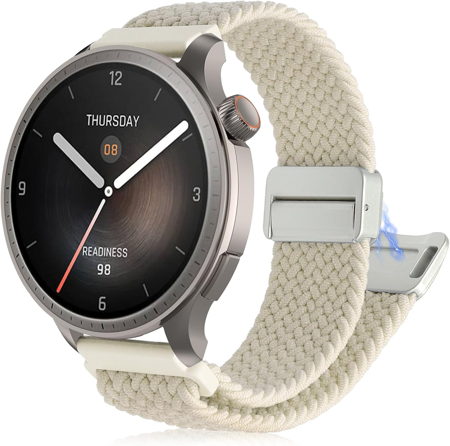 22 Mm Bracelet Compatible with Amazfit Bip 5/Amazfit Cheetah/Amazfit Cheetah Pro/Amazfit Balance, 22 Mm Nylon Sport Adjustable Replacement Watch Strap for Amazfit Bip 5