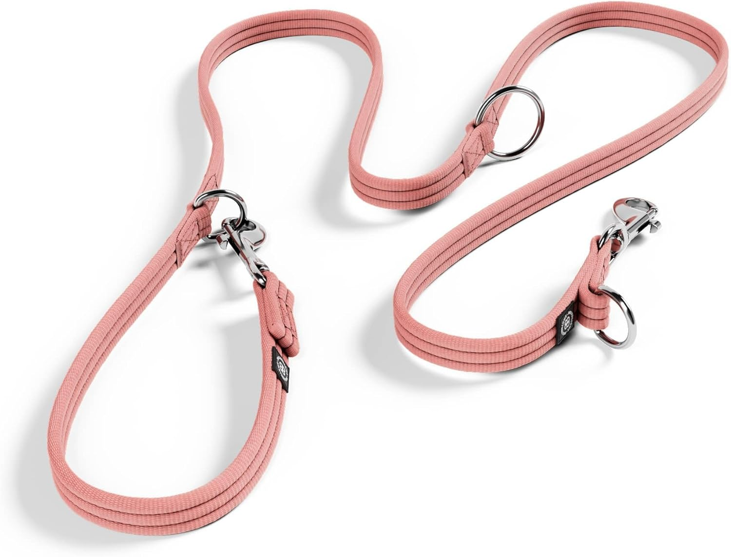 Bullybillows Double Ended Training Dog Lead | Multi-Functional Dog Lead | Medium or Long Length for Obedience Training or Distance Work | Purple