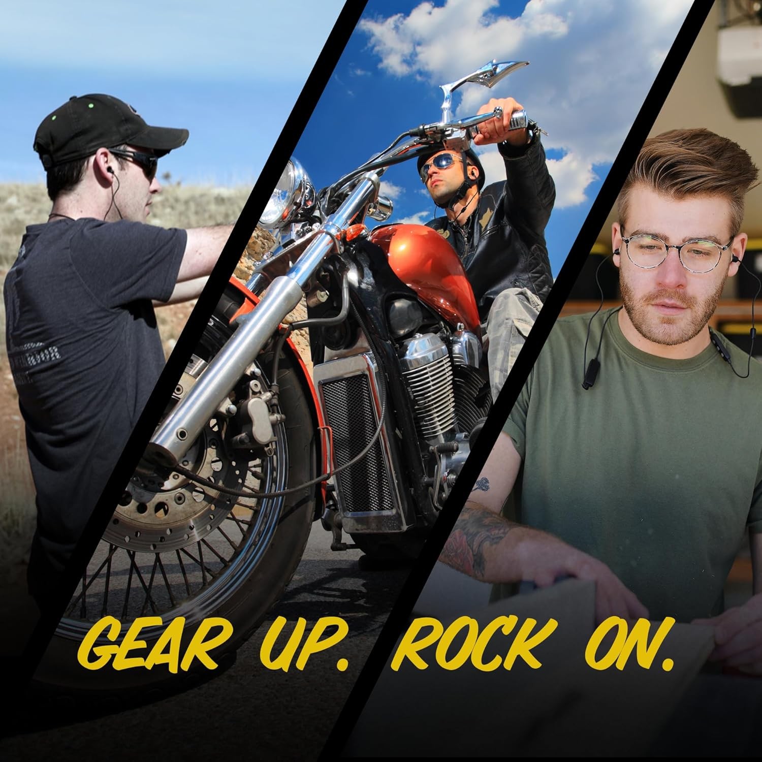 Plugfones Guardian plus Earplug-Earbud Hybrid - Black image number 2