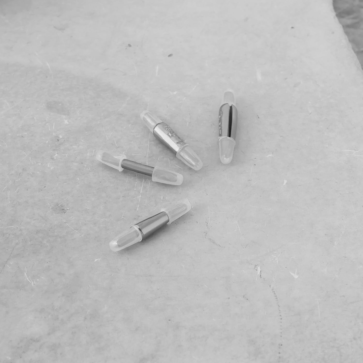 Be in Your Mind 8Pcs Locking Tungsten Sinkers 0.5G 1G 1.5G 2G Tungsten Steel Mixed Fishing Sinker Weights for Bass Pike Saltwater Freshwater image number 2