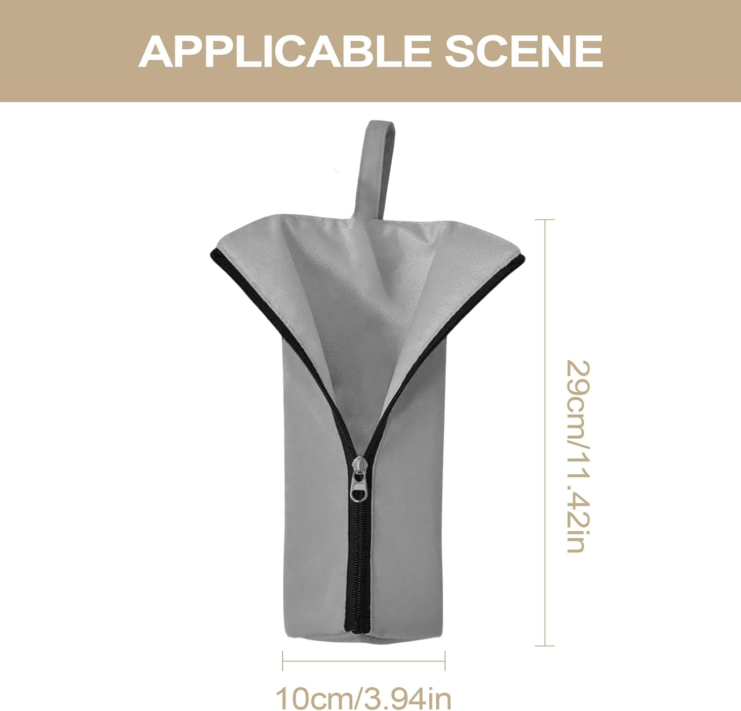 Curling Iron Travel Case,Heat Resistant Storage Pouch | Travel Portable Waterproof Curling Iron Storage Pouch for Home Vanity Table Salon RV Makeup Station Bathroom Styling image number 5