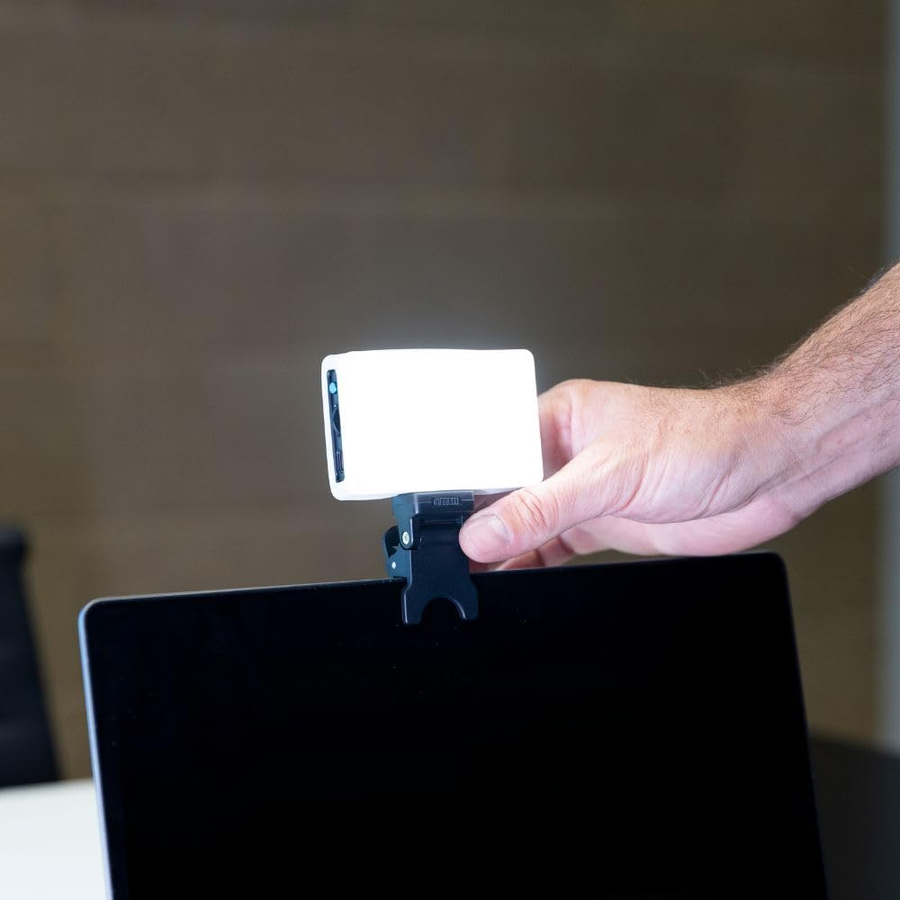 Lume Cube Video Conference Lighting Kit | Live Streaming, Video Conferencing, Remote Working | Lighting Accessory for Laptop, Adjustable Brightness and Color Temperature, Computer Mount Included image number 1