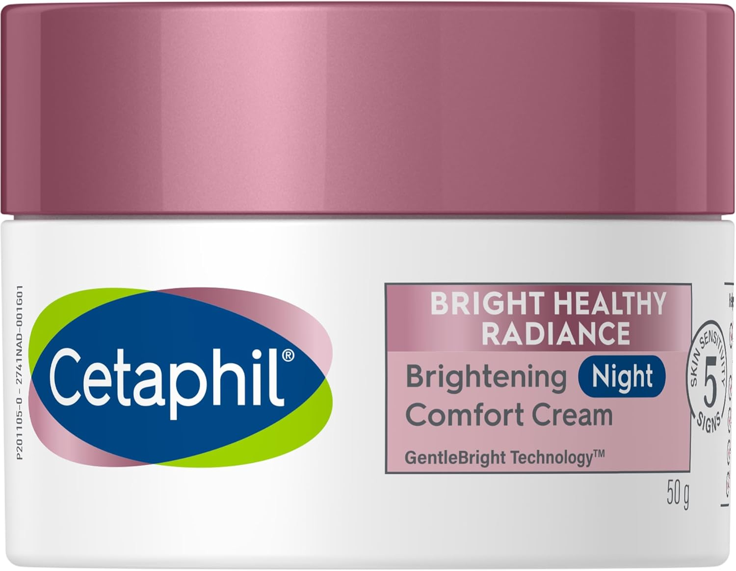 Cetaphil Bright Healthy Radiance Brightening Night Comfort Cream 50G, with Niacinamide, Dermatologist Tested image number 3