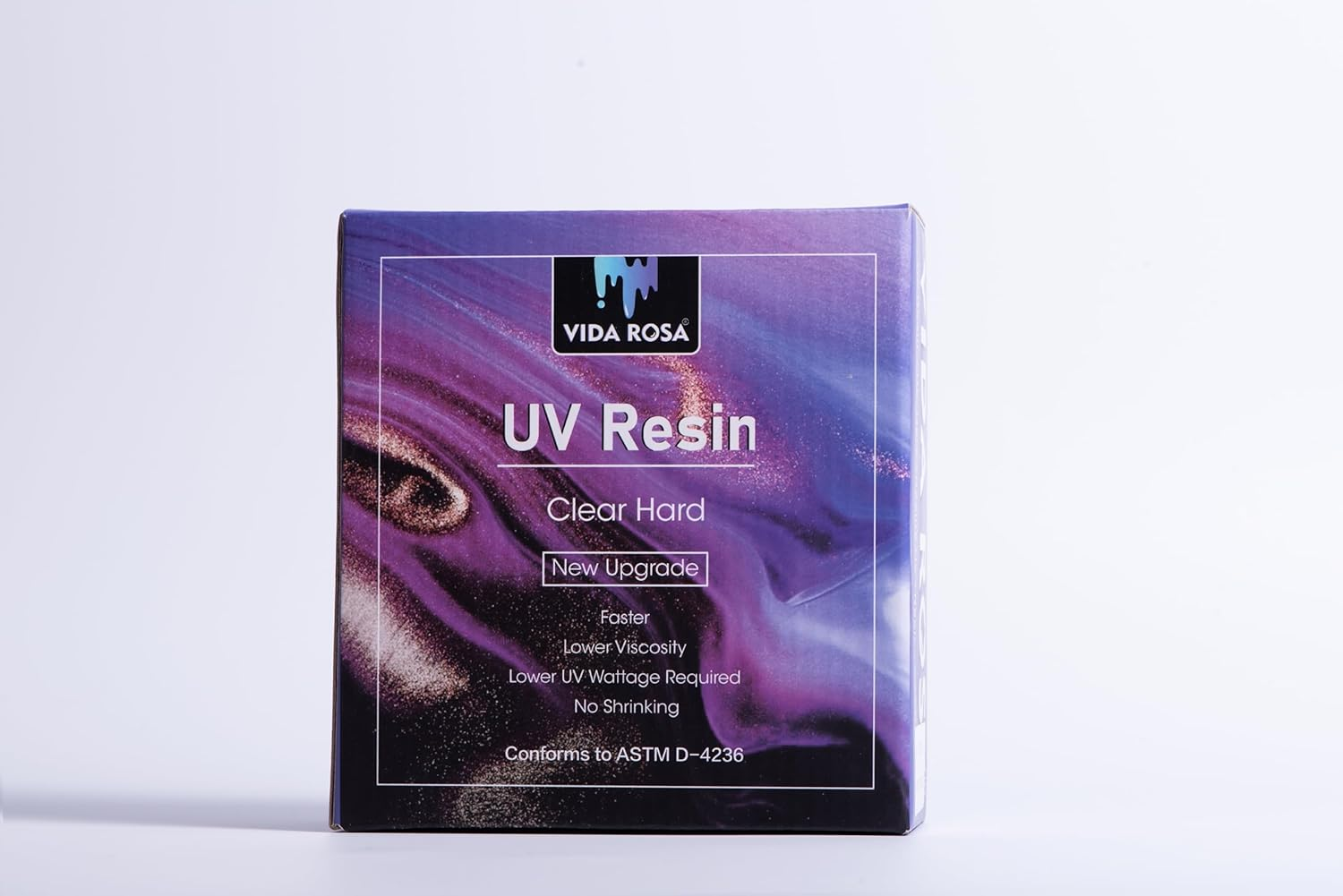 300G- VIDA ROSA Crystal Clear Hard Ultraviolet Curing Epoxy Resin for Jewellry Making Art Pendants, Earrings, Necklaces, Bracelets, Nail Art Accessories image number 1