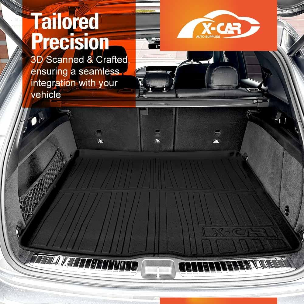 X-CAR Boot Liner Compatible with Mercedes-Benz GLE 2018-2025 Heavy Duty Trunk Cargo Mat Luggage Tray Car Accessories image number 5