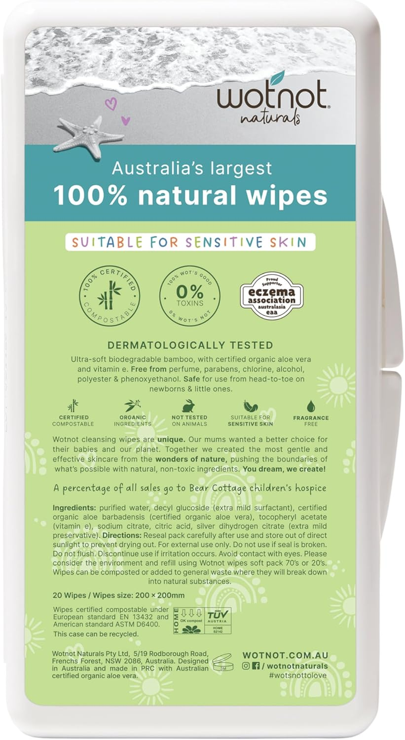 Wotnot Travel Wipes Refill, 20 Count (Pack of 3) image number 4