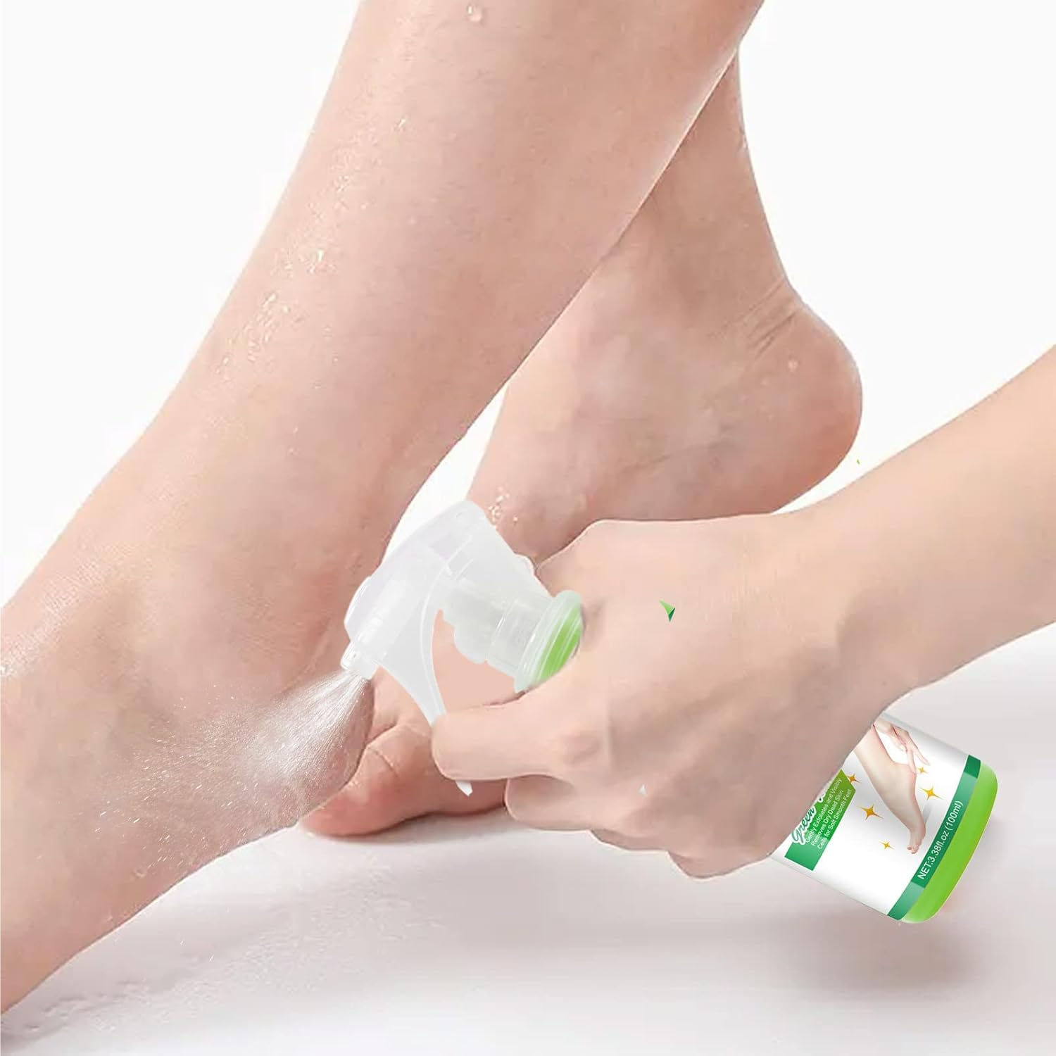 Foot Peel Spray | 100Ml Foot Peeling Spray for Most Skin Types,Pedicure Dead Skin Exfoliator for Cracked Rough Heels, Dry Toe Skin image number 4