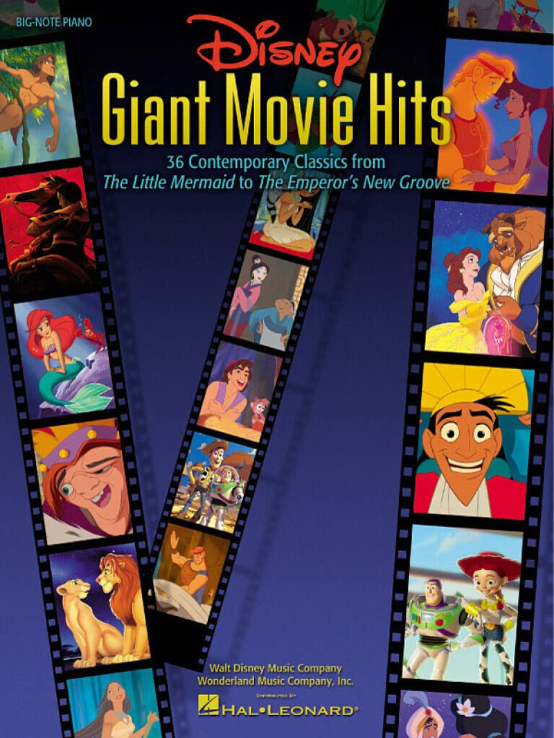Disney Giant Movie Hits: 36 Contemporary Classics from the Little Mermaid to the Emperor'S New Groove