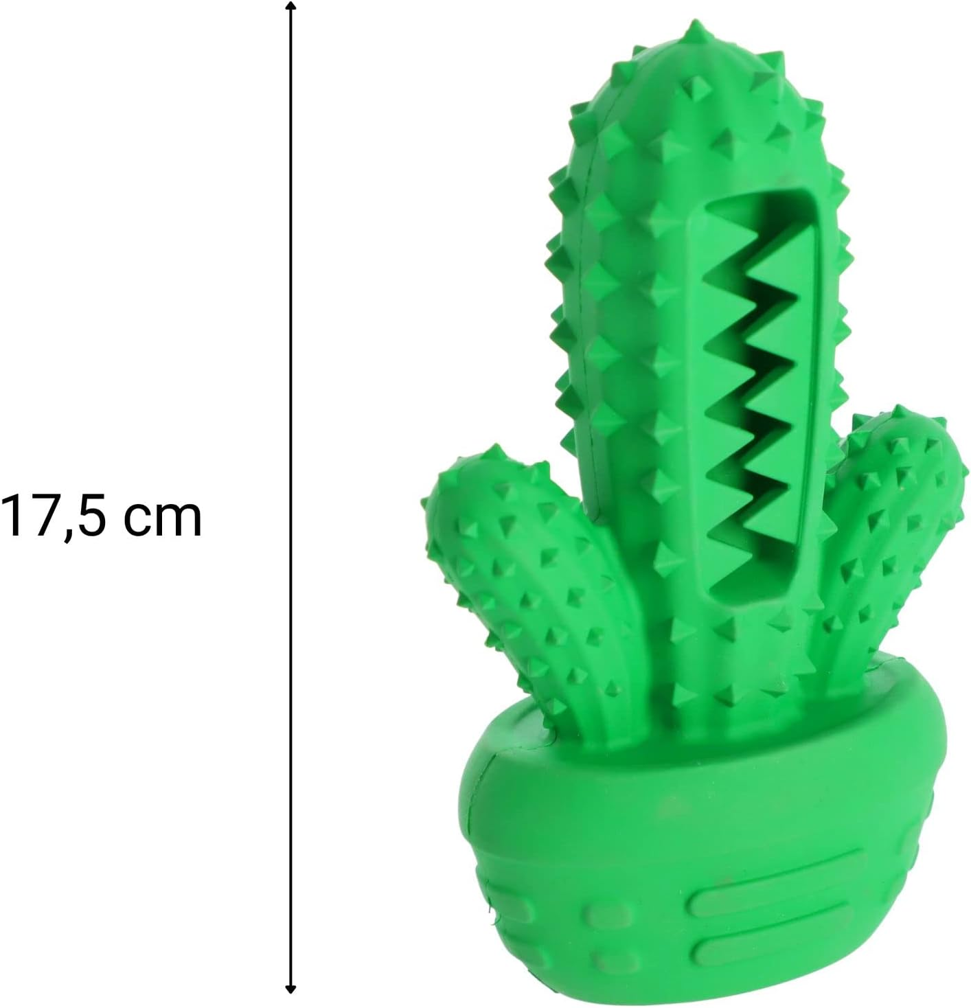 Dingo 17313 Hard Rubber TPR Cactus Dog Toy 17.5 Cm image number 4