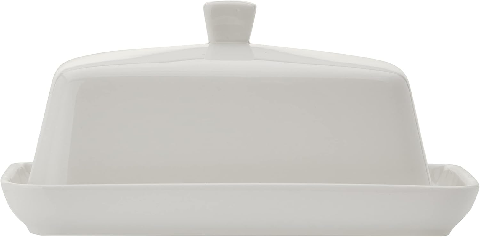 Davis & Waddell DTA0151 Butter Dish, White image number 2