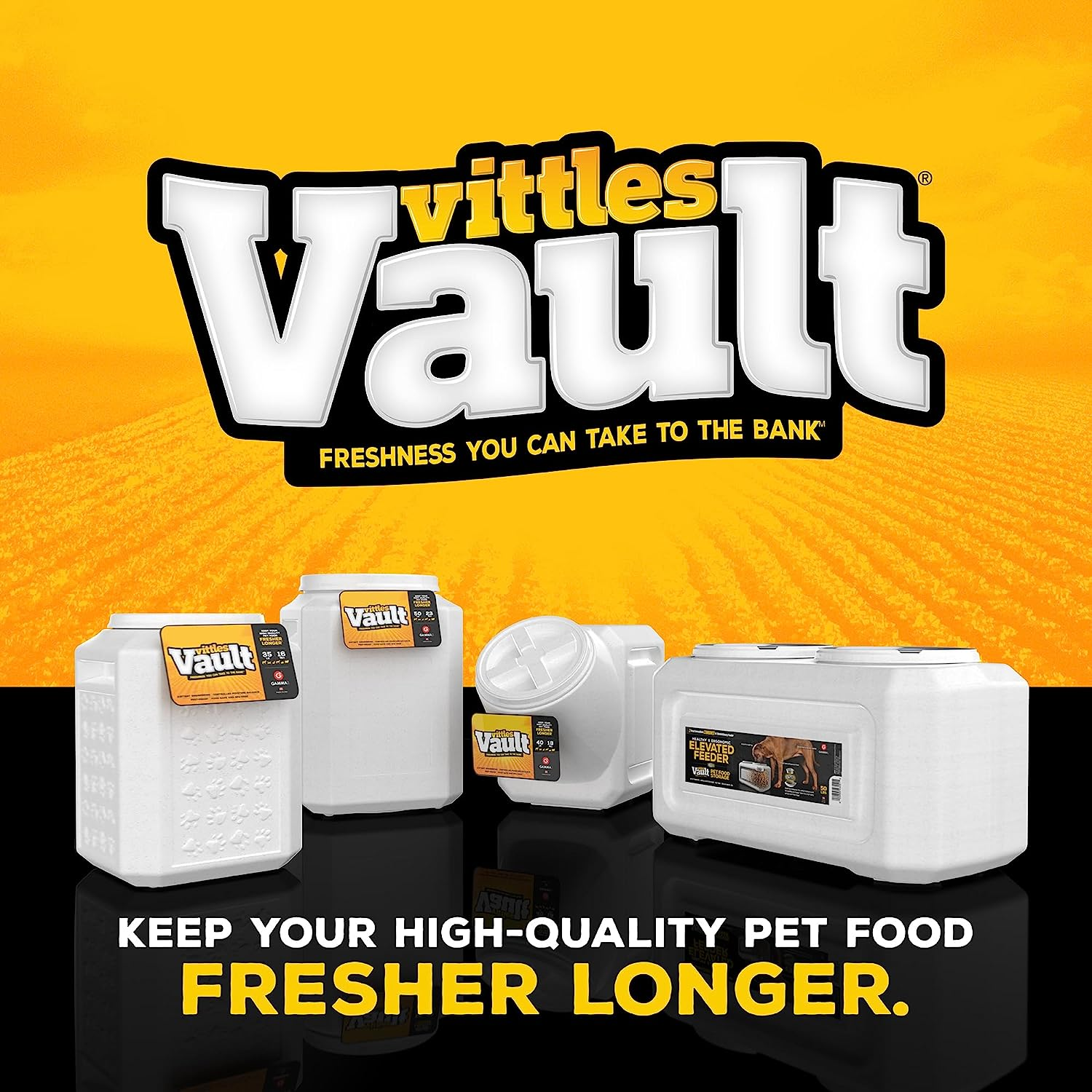 GAMMA2 Vittles Vault 10 Lb Airtight Bucket Container for Food Storage, Food Grade and BPA Free image number 2
