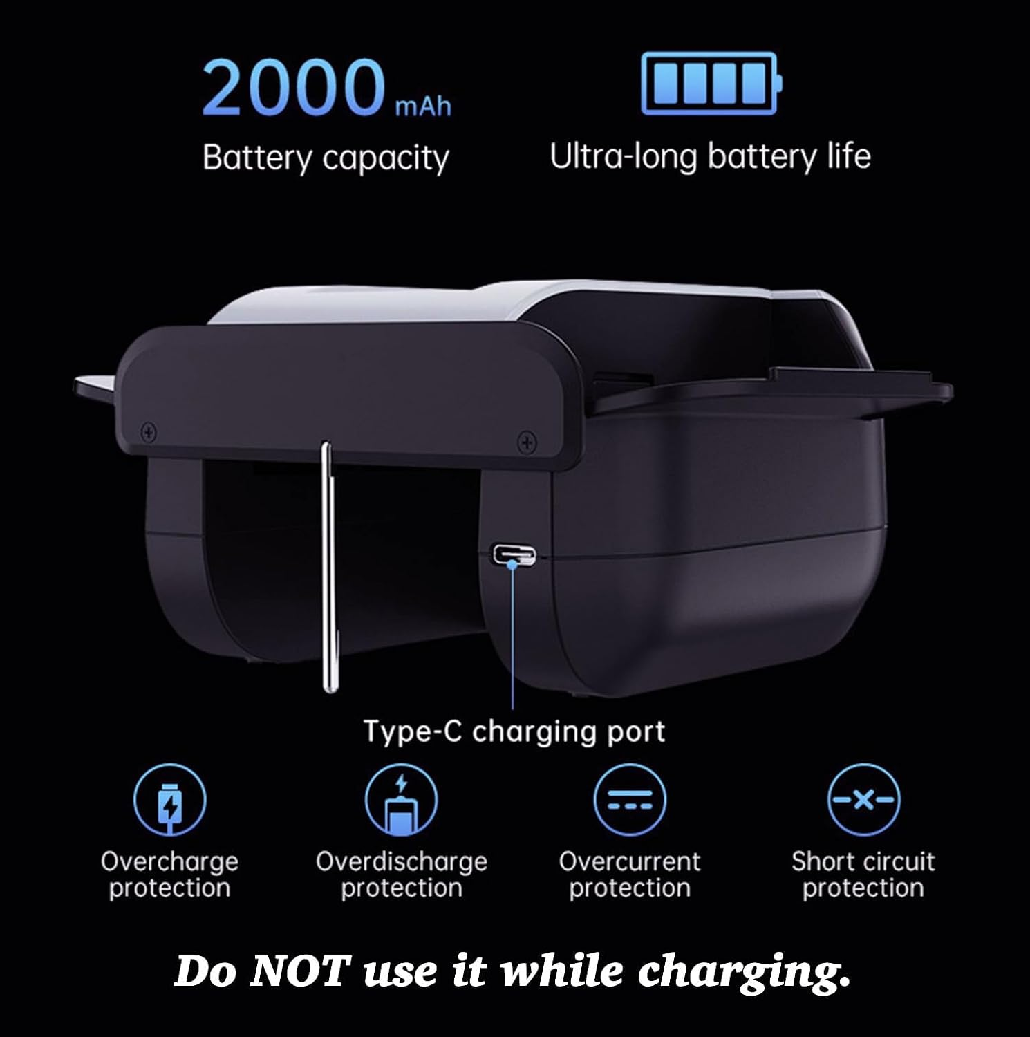 Automatic Card Shuffler, Playing Card Shuffler for 1-2 Decks - One-Press Shuffling, Fast, Reduced Jams, Quiet, Rechargeable, Portable Poker Card Shuffler for UNO, Blackjack, Skip-Bo, Bridge, Phase 10 image number 3