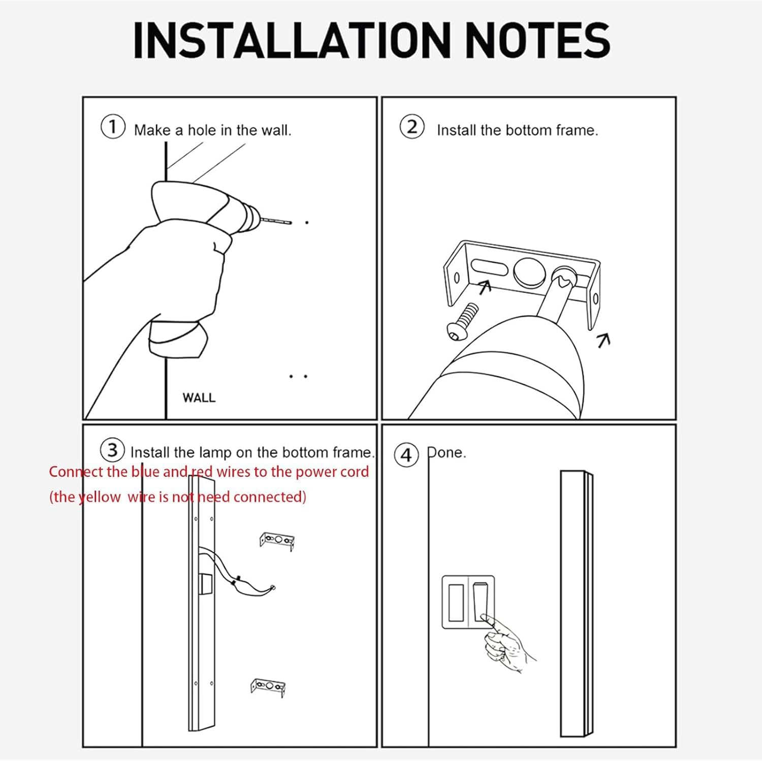 Outdoor Long Wall Light with Motion Sensor Wall Lights Black Modern Porch LED Wall Mounted Sconce Acrylic outside IP65 Rain Rating Wall Lamp for Patio Garage Garden (100CM,C Neutral Light 4000K) XXZ image number 3