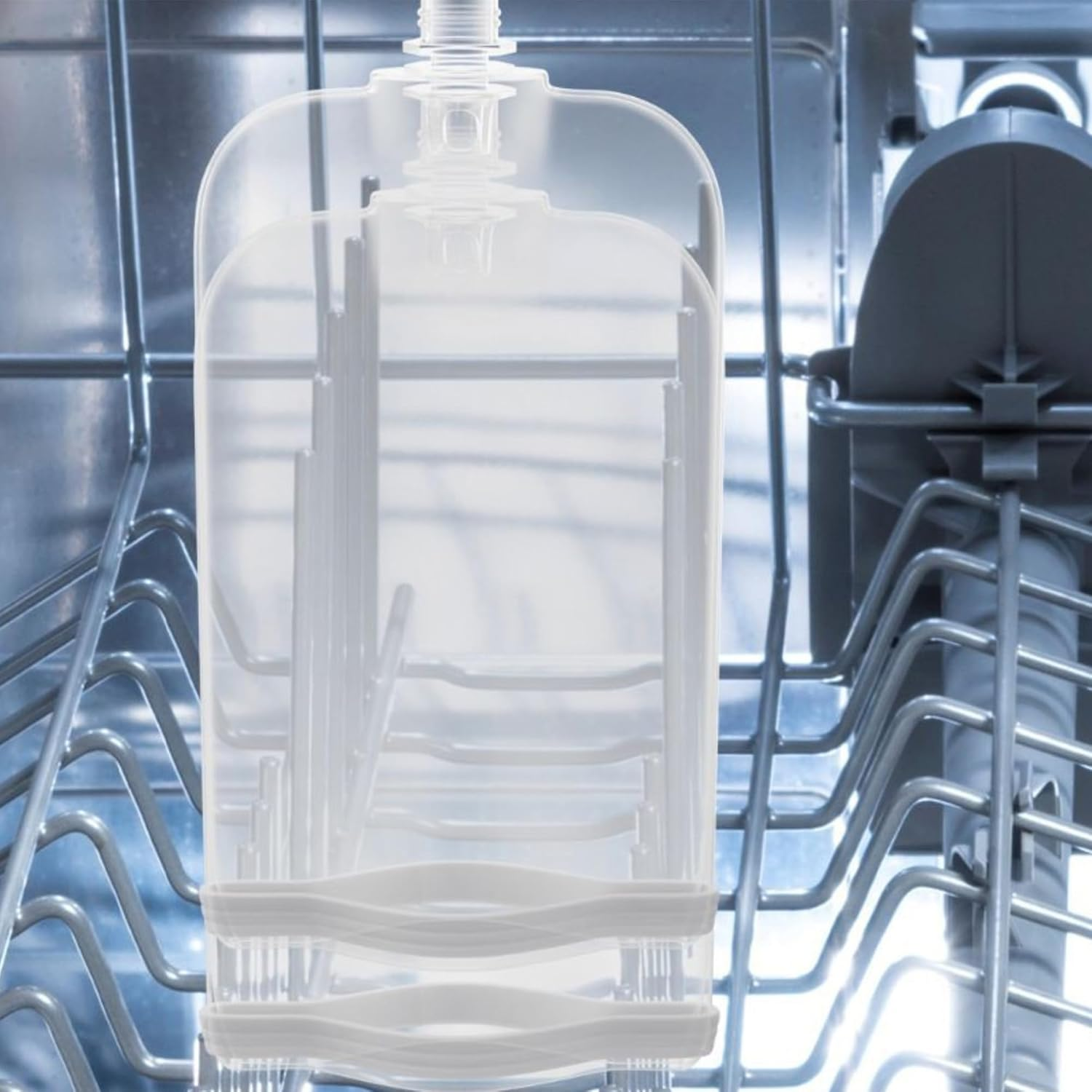 Cherub Baby Reusable Silicone Breast Milk & Baby Food Pouches 2PK 180Ml - BPA Free Leakproof Milk Storage with Spout & Zipper - Refillable Baby Pouch - Dishwasher Freezer Safe - Smoothie & Snack Pouches image number 3