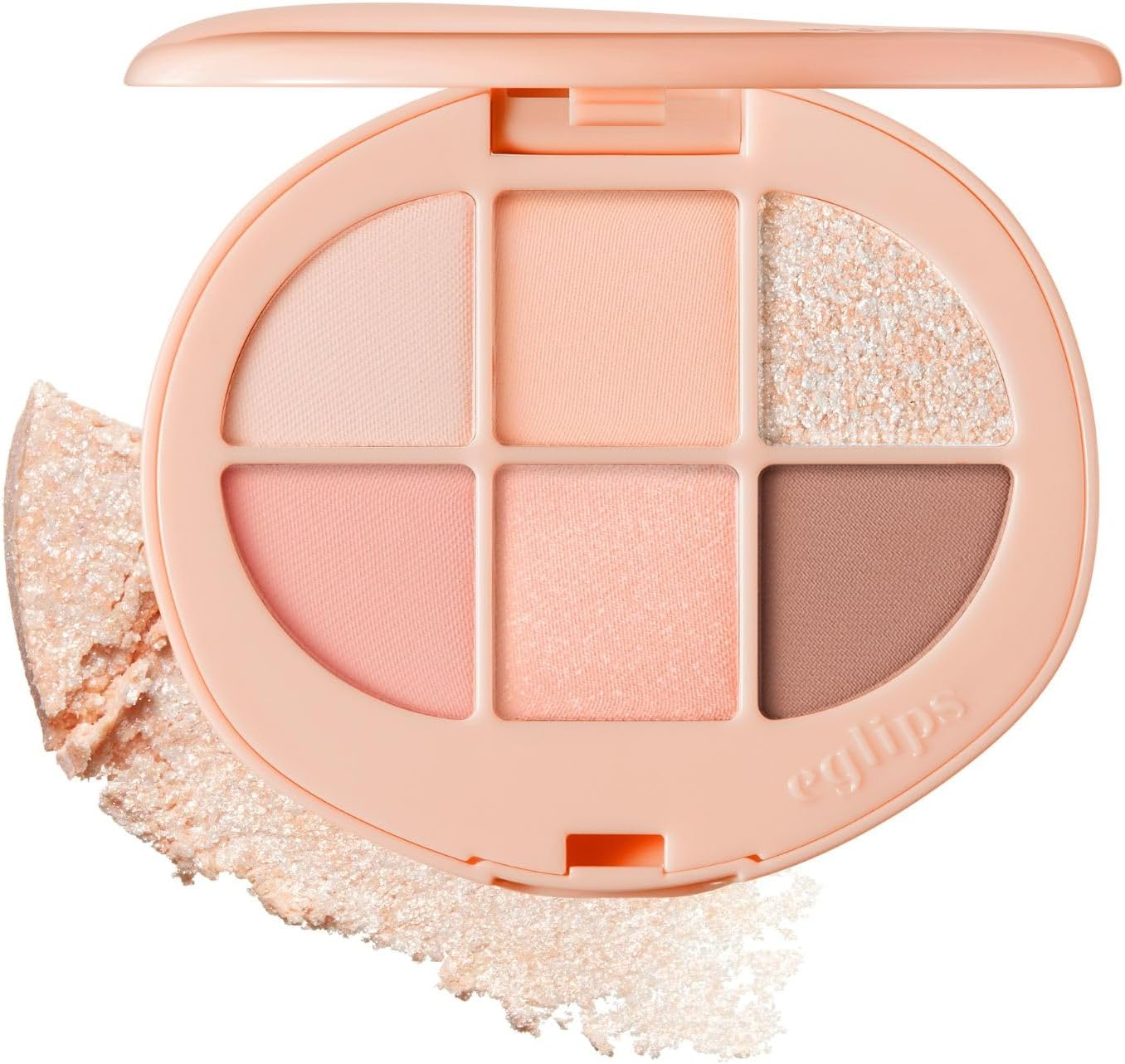 EGLIPS Soft Eye Palette - All-In-1 Multi-Use Eyeshadow Palette Smooth Matte Texture & Shimmer & Glitter Blendable Shades Lightweight Buildable Korean Makeup K-Beauty (04 SUN-KISSED) - 01 Ripple Bloom image number 3