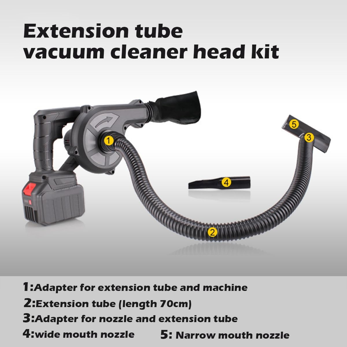 Cordless Leaf Blower Included 21V Battery Powered,Leaf Blower for Lawn Care, Electric Lightweight Mini Leaf Blower image number 2