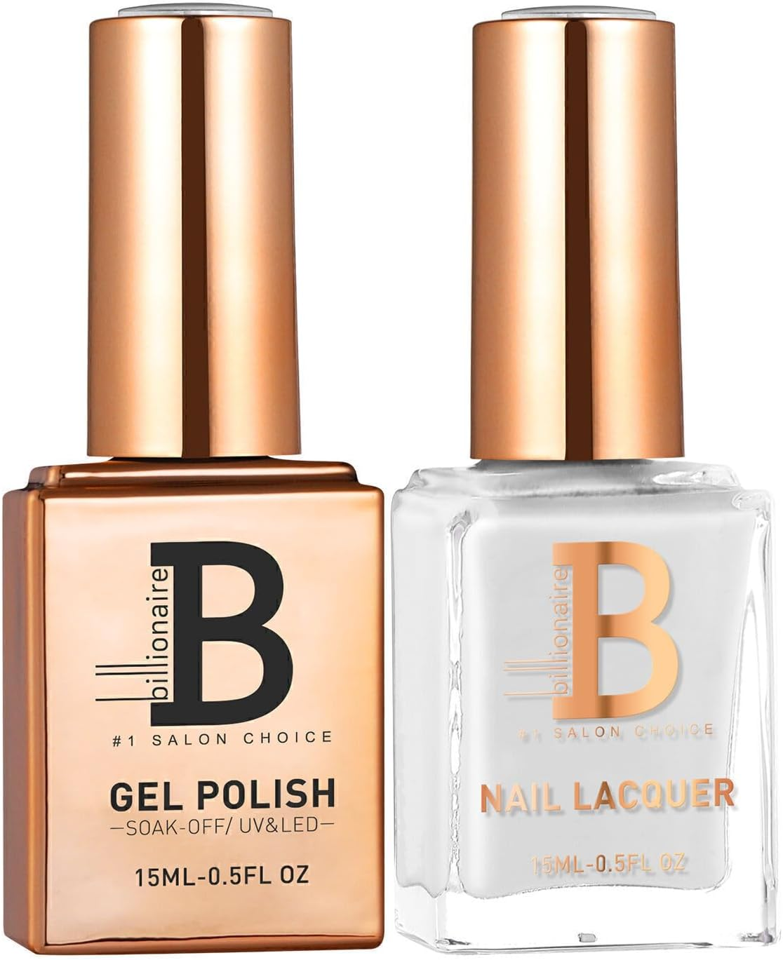 Billionaire Gel & Lacquer Duo - 002 Super White 15Ml