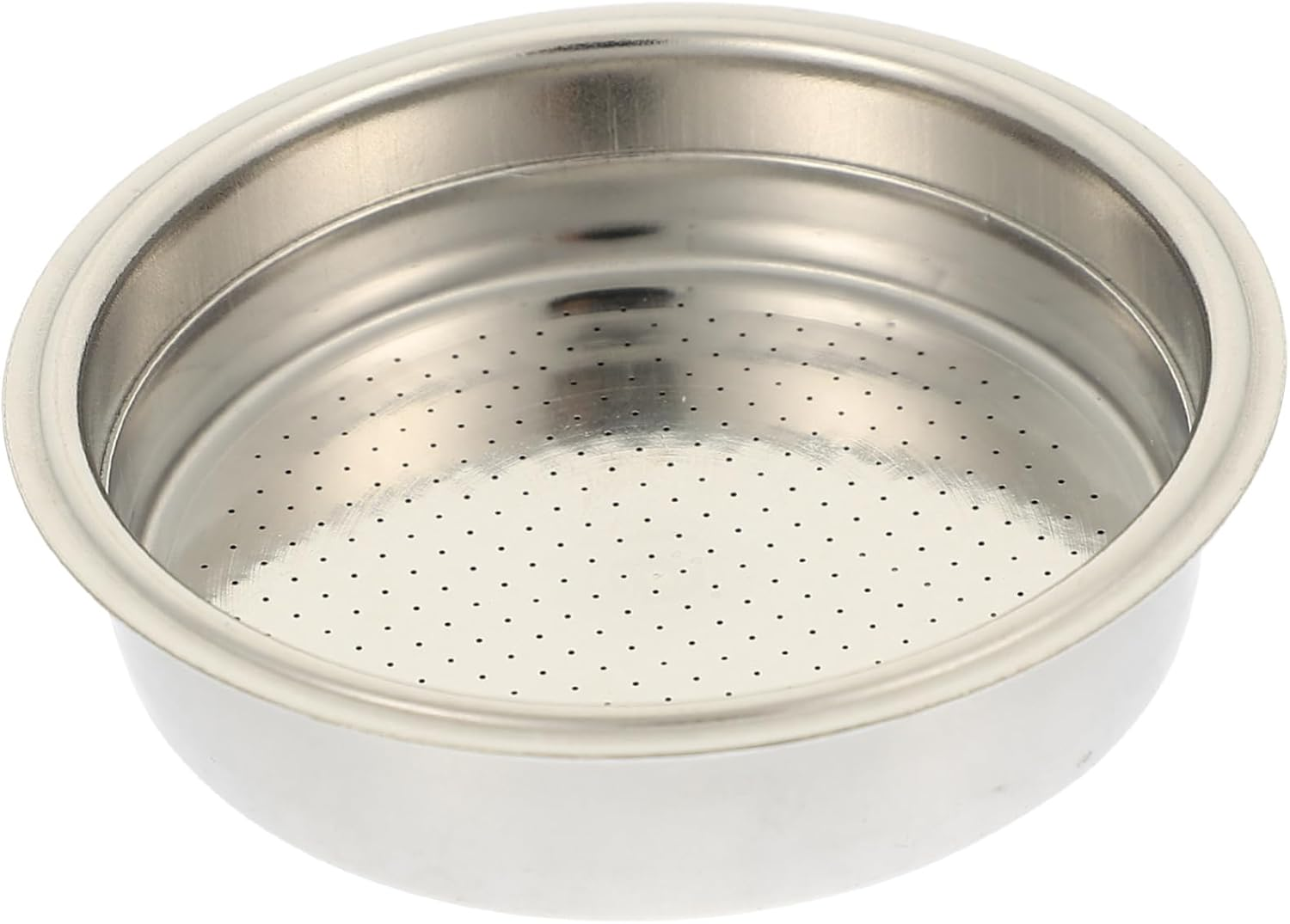 COHEALI Double Stainless Steel Coffee Machine Filter Cup Reusable Espresso Strainer Basket for Home Coffee Bar Easy to Install and Wash Replacement Part image number 5