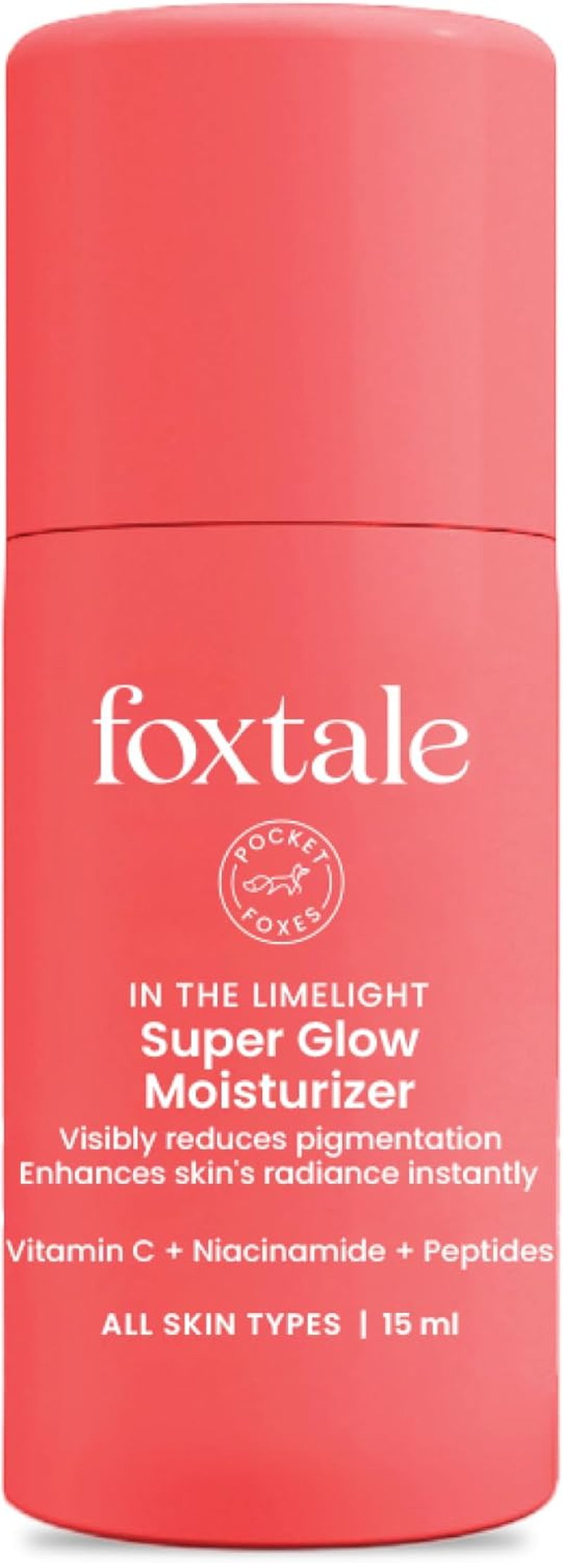 Foxtale Vitamin C Super Glow Moisturizer with Niacinamide, Squalene for Instant Brightening, Hydration & Glowing Skin | Reduces Dark Spots, Uneven Skin Tone, Pigmentation Women, Men - 15Ml image number 2