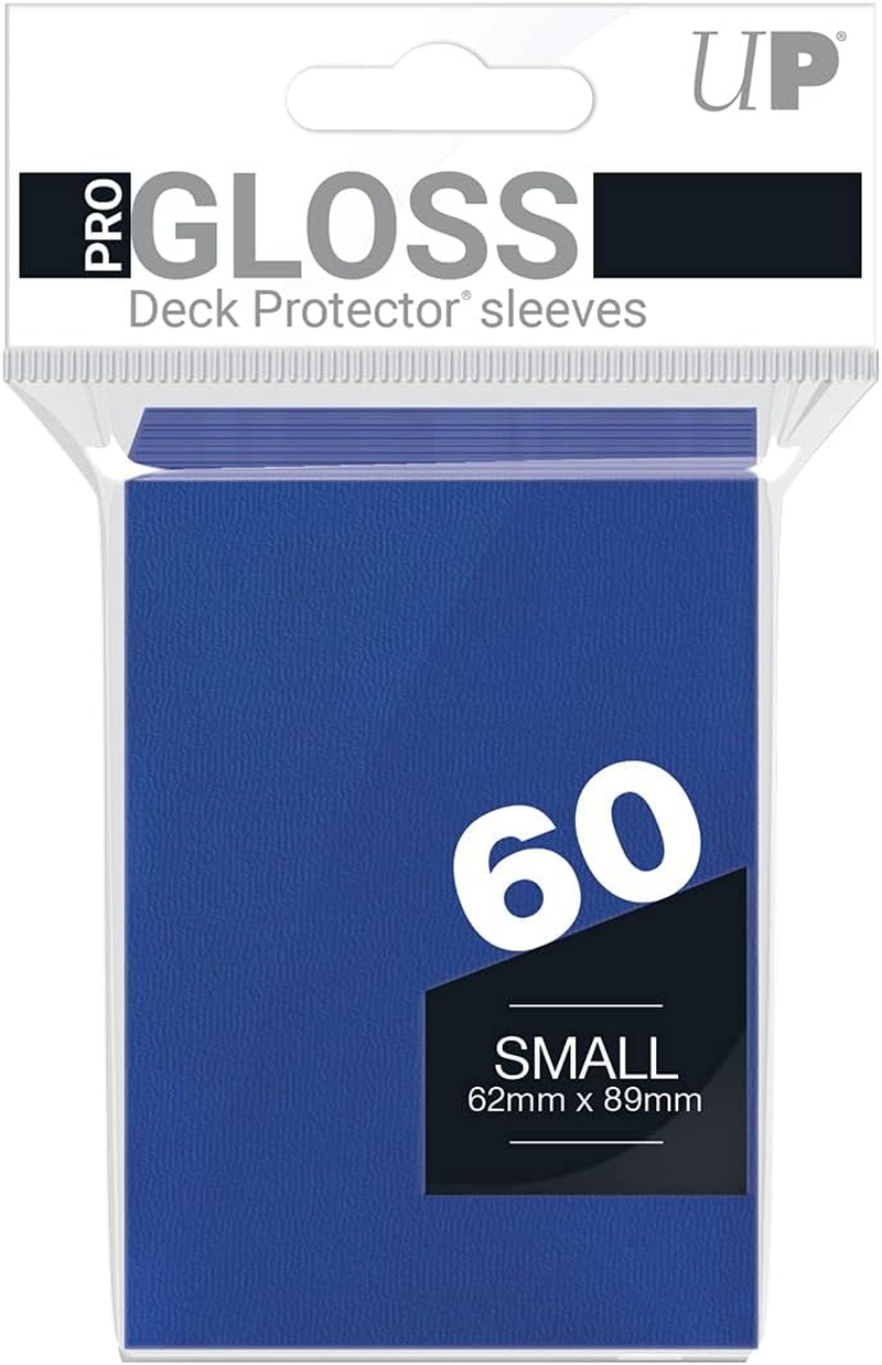 Ultra Pro Pro-Gloss Small Deck Protector Sleeves, Blue (Pack of 60)