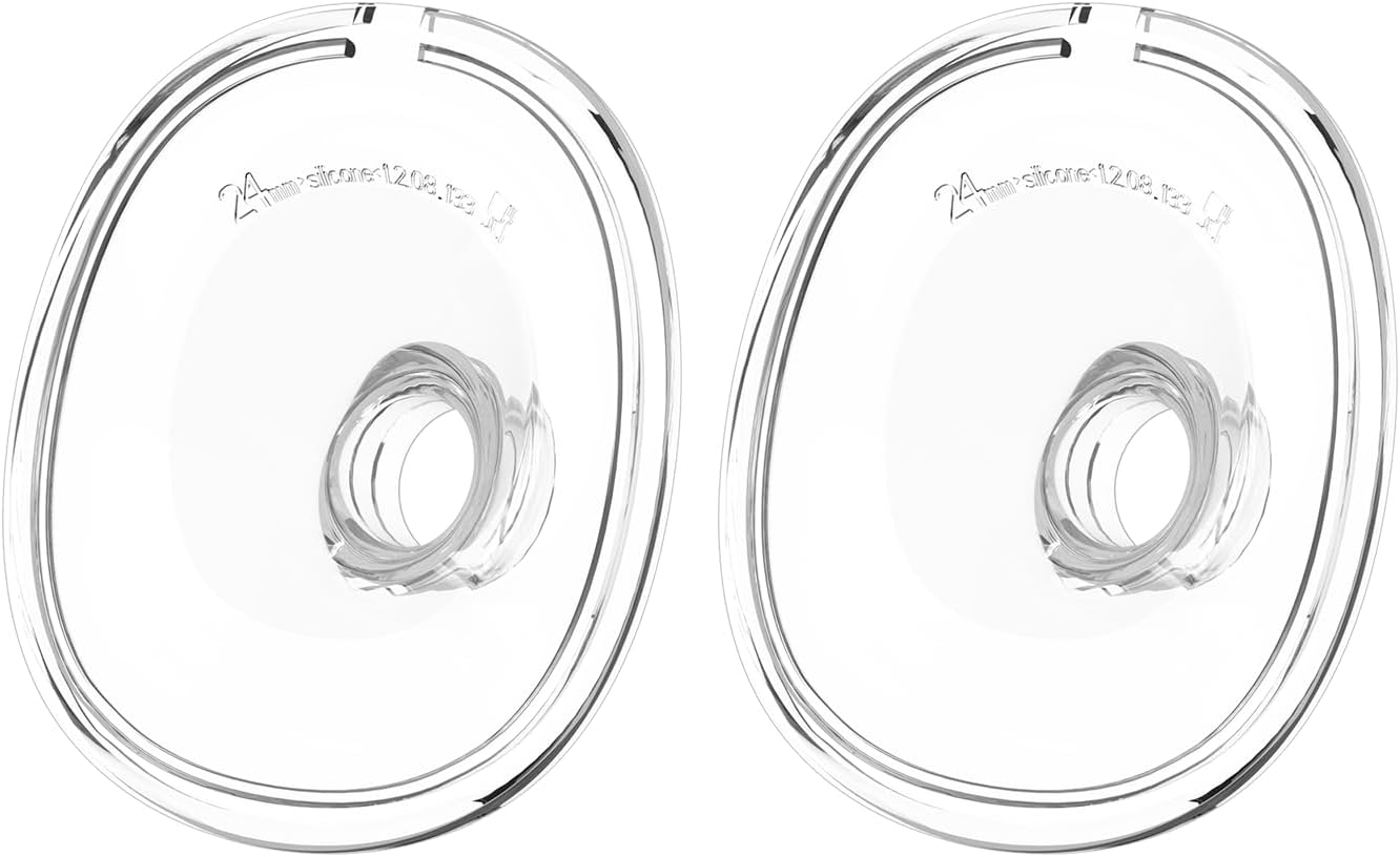 Breast Pump Parts Duckbill Valve Replacement Accessories Portable Compatible with MOMMED Mumgaroo MISSAA Bioby S18 S21 S23 Lansinoh NCVI Nuliie NICEGR Life S32 Eufy E10, 4 Pcs - Flange Insert 15Mm image number 6