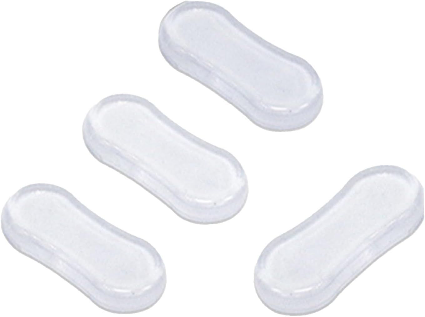 4 Pcs Transparent Toilet Seat Bumper Set, Silicone Strong Adhesive Toilet Seats Lid Bumpers, Toilet Seat Buffers Toilet Lid Rubber Pads For, Home, Hotel and Hospital Toilets, Adhesive Lid Buffers image number 1