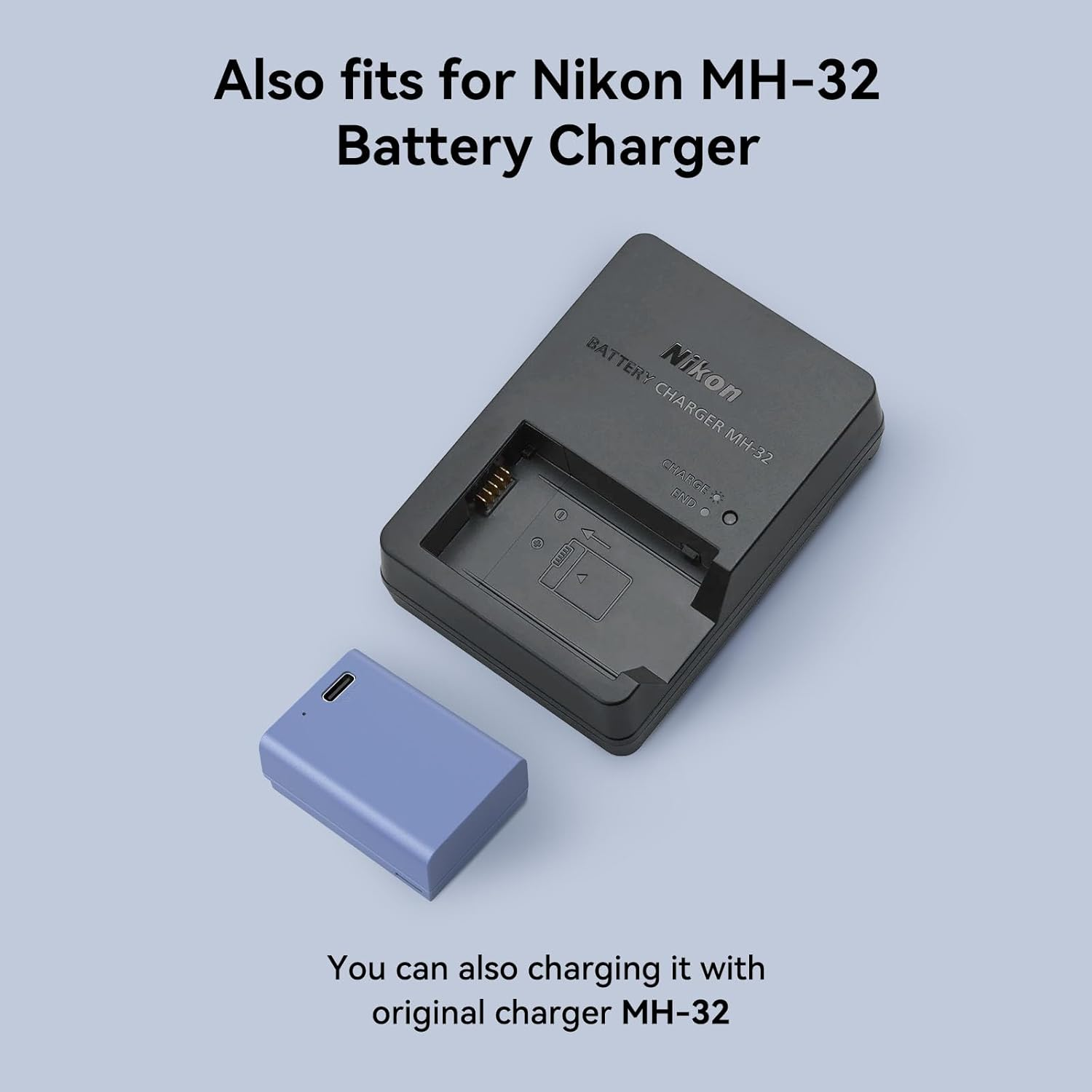 Smallrig EN-EL25 1250Mah Camera Battery for Nikon Z30 / Z50 / Zfc, USB-C 1.75H Fast Charging Rechargeable Camera Battery for Nikon Z30, Z50, Zfc, Fits for Nikon Charger MH-32-4333 image number 1